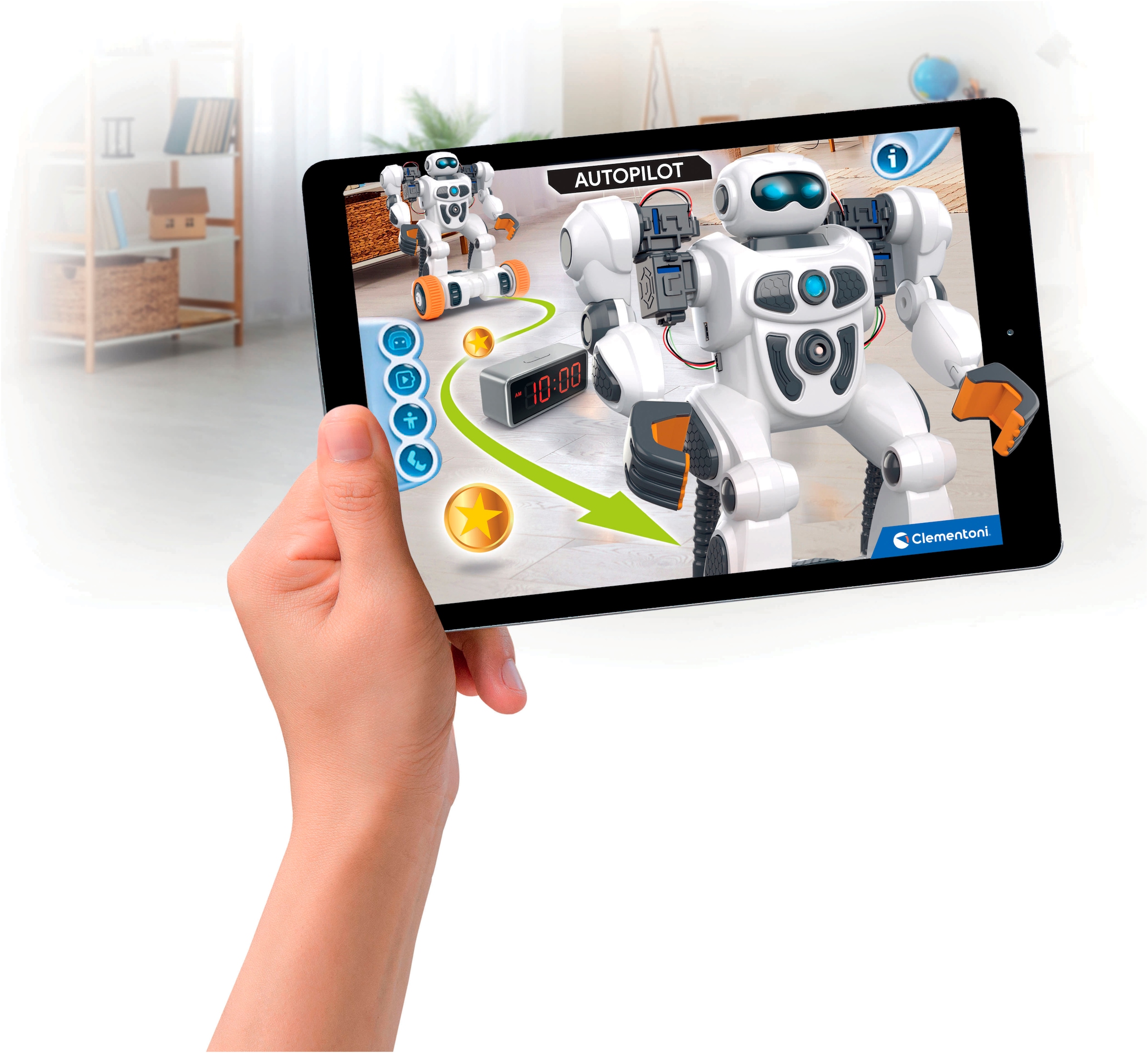 Clementoni® Roboter »Galileo Robotics, AIRO - Artificial Intelligence Roboter 2.0« mit künstlicher Intelligenz