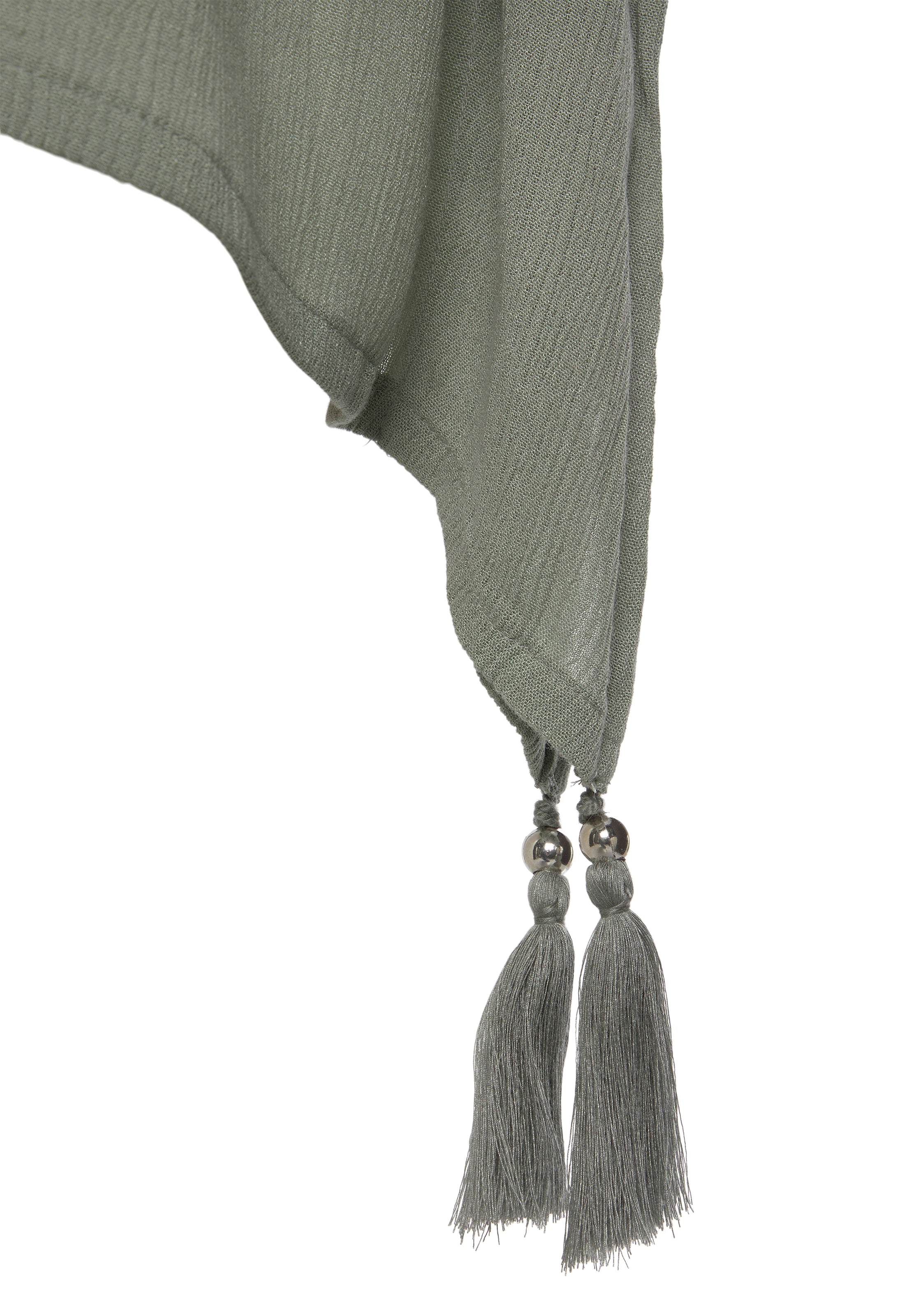 LASCANA Tunika aus gekreppter Viskose, Blusenkleid, Strandmode, transparent