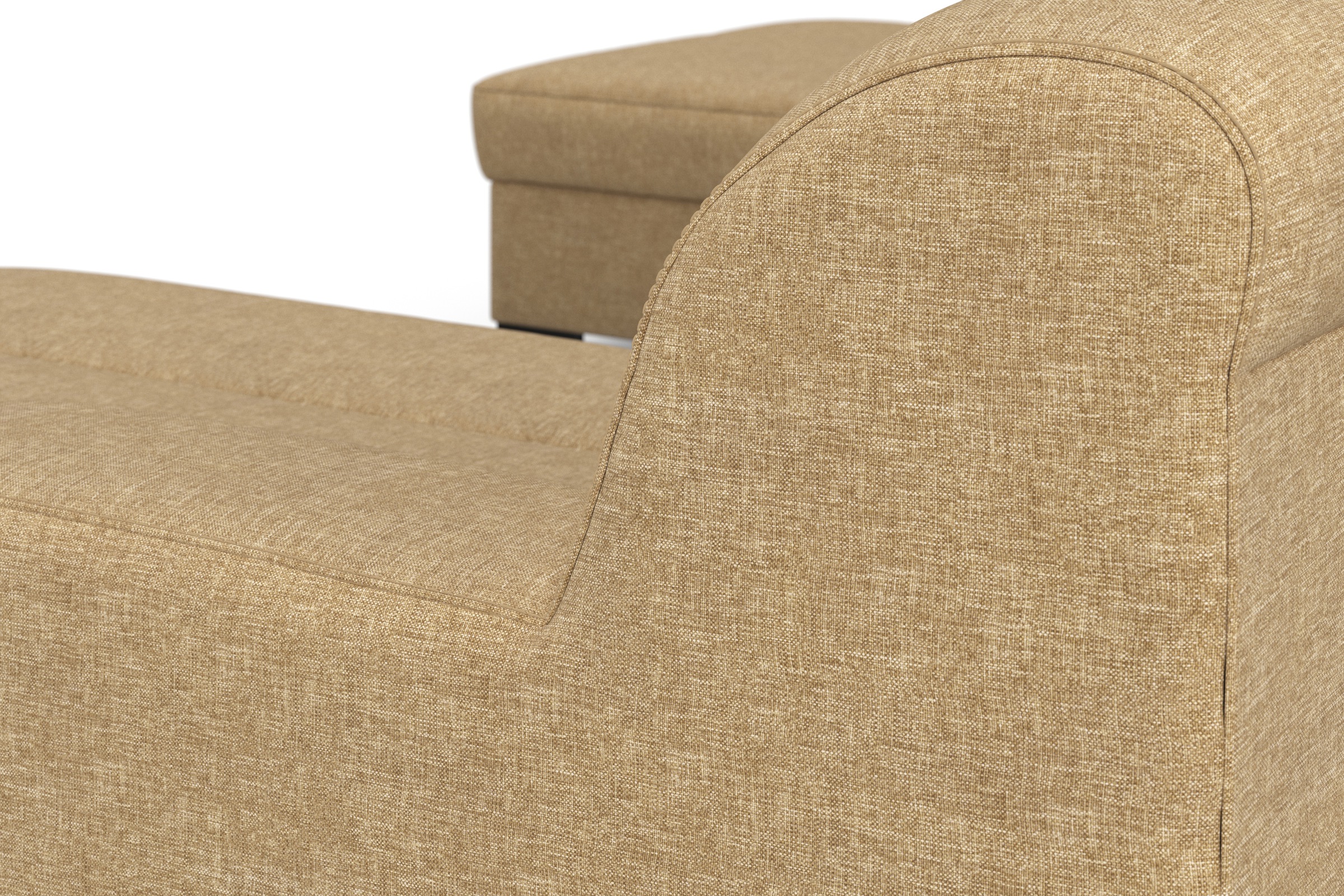 INOSIGN Wohnlandschaft »Balme, moderne Formensprache, zeitloses Design, U-Form«, Inkl. Zierkissen, wahlweise mit Bettfunktion