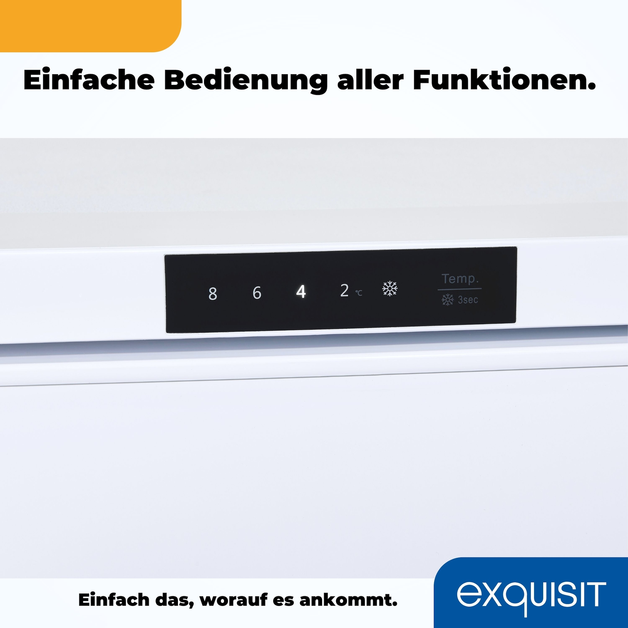 exquisit Kühlschrank »KS16-4-HE-010D weiss«