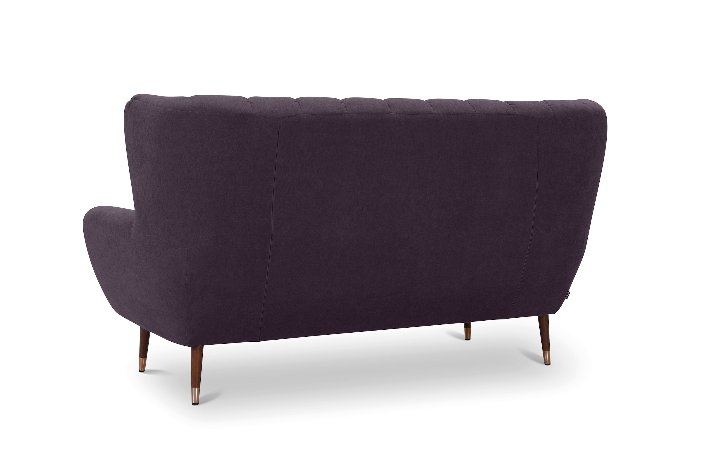 exxpo - sofa fashion 3-Sitzer »Polly, bequem mit hoher Rückenlehne, hohe Füße, Ohrensesselcouch«, Küchensofa, mit hochwertigen Bezügen