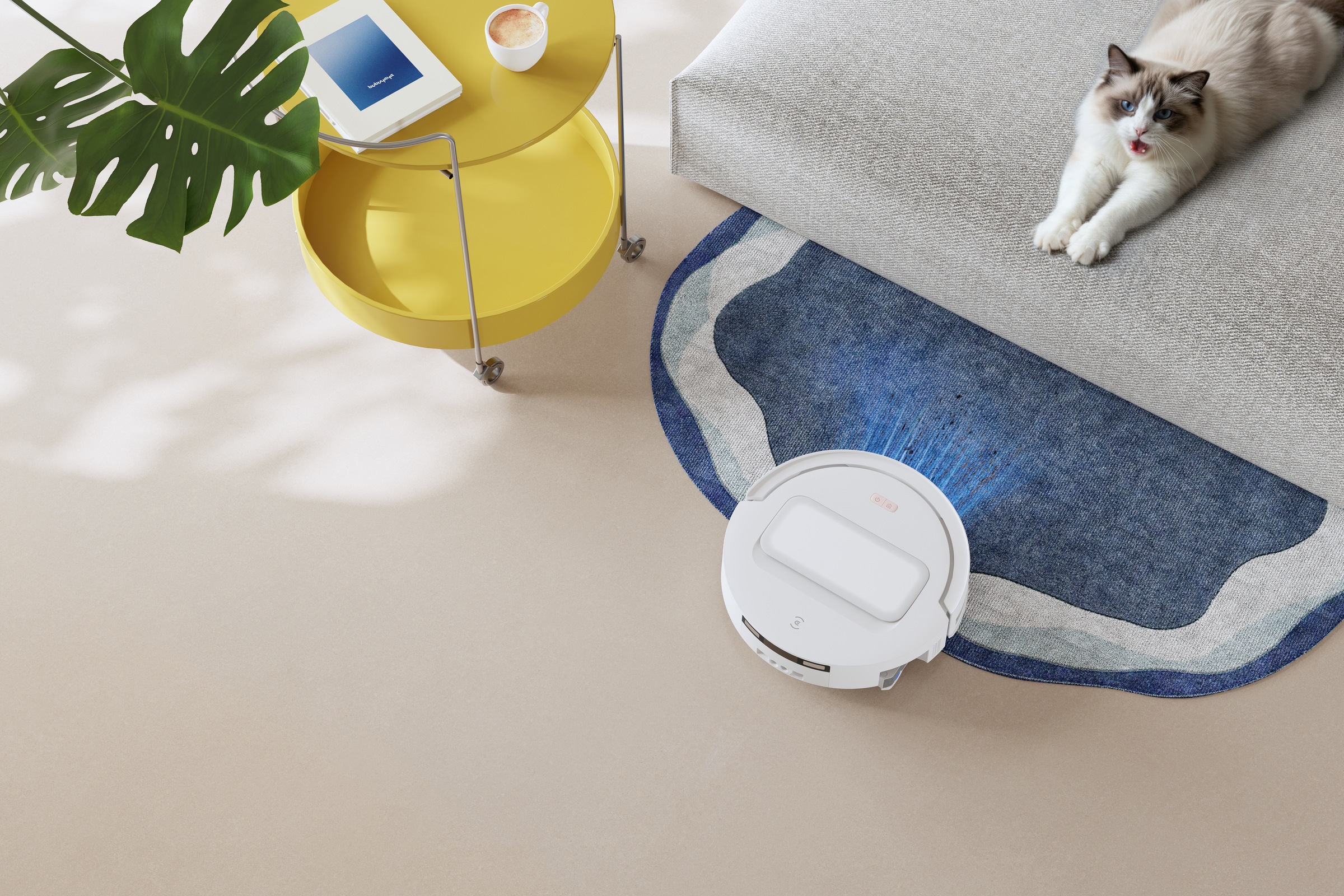 ECOVACS Nass-Trocken-Saugroboter »DEEBOT T90 MAX PRO« 40.000 Pa + 16,45L/s Luftstrom, Wischwalze, All-in-One Station