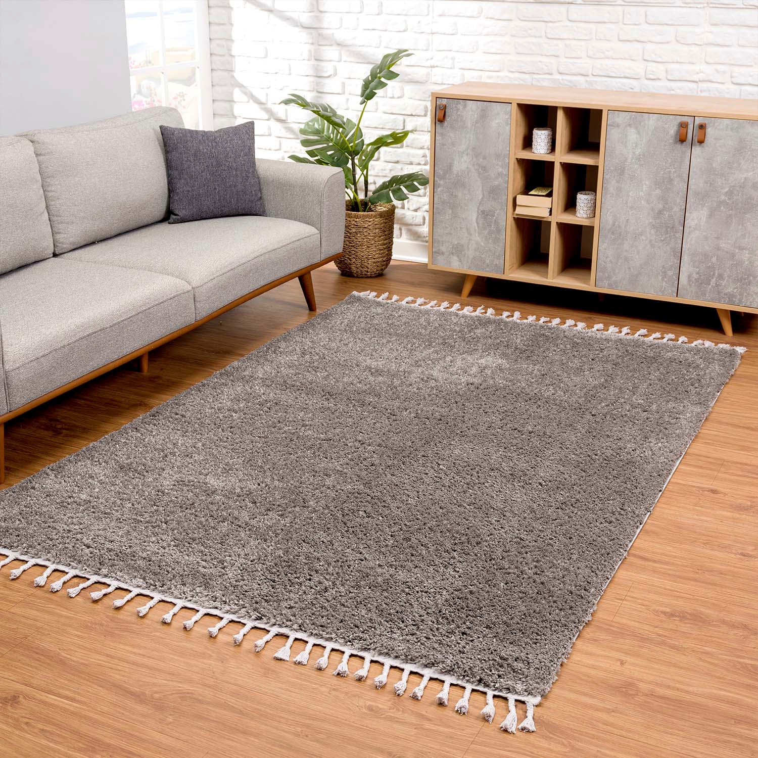Carpet City Hochflor-Teppich »Pulpy 100«, rechteckig, 30 mm Höhe, Läufer, w günstig online kaufen