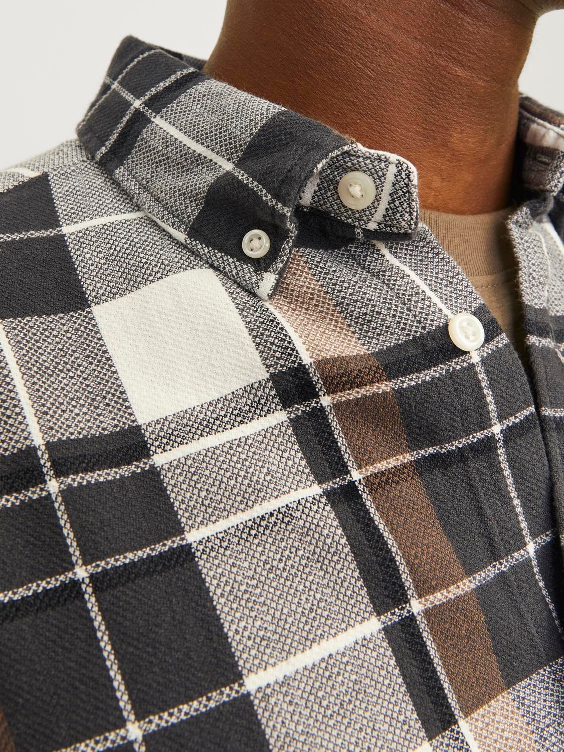 Jack & Jones Langarmhemd »JPRBLUBROOK CHECK STRUCTURE L/S SHIRT SN«