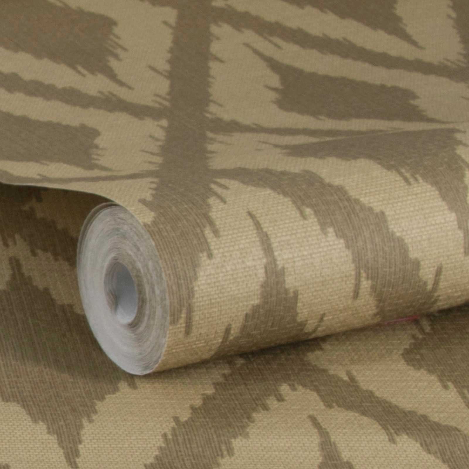 WOW Vliestapete »Ikat Kamel«, FSC® zertifiziert, mit lebhaftem Druck, 10 Meter Länge