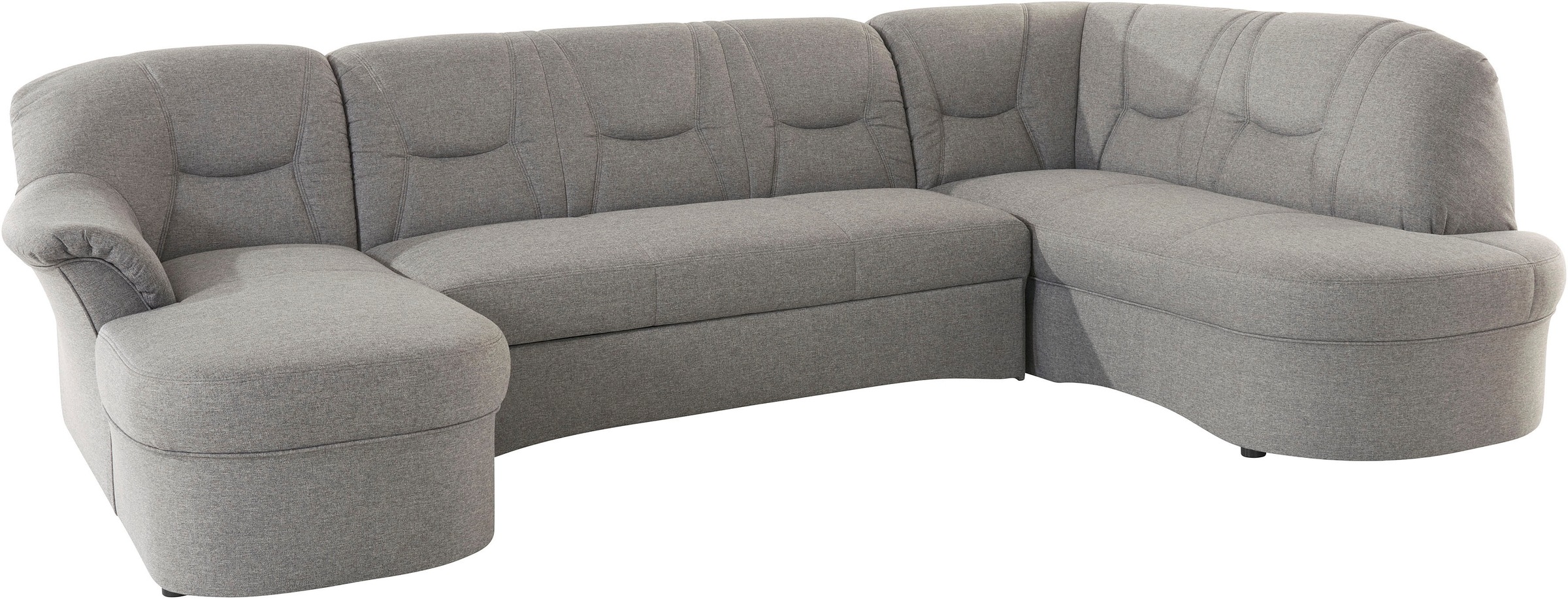 DOMO collection Wohnlandschaft »Sarafina, zeitlos und komfortabel, optional mit Federkern, U-Form«, wahlweise mit Bettfunktion