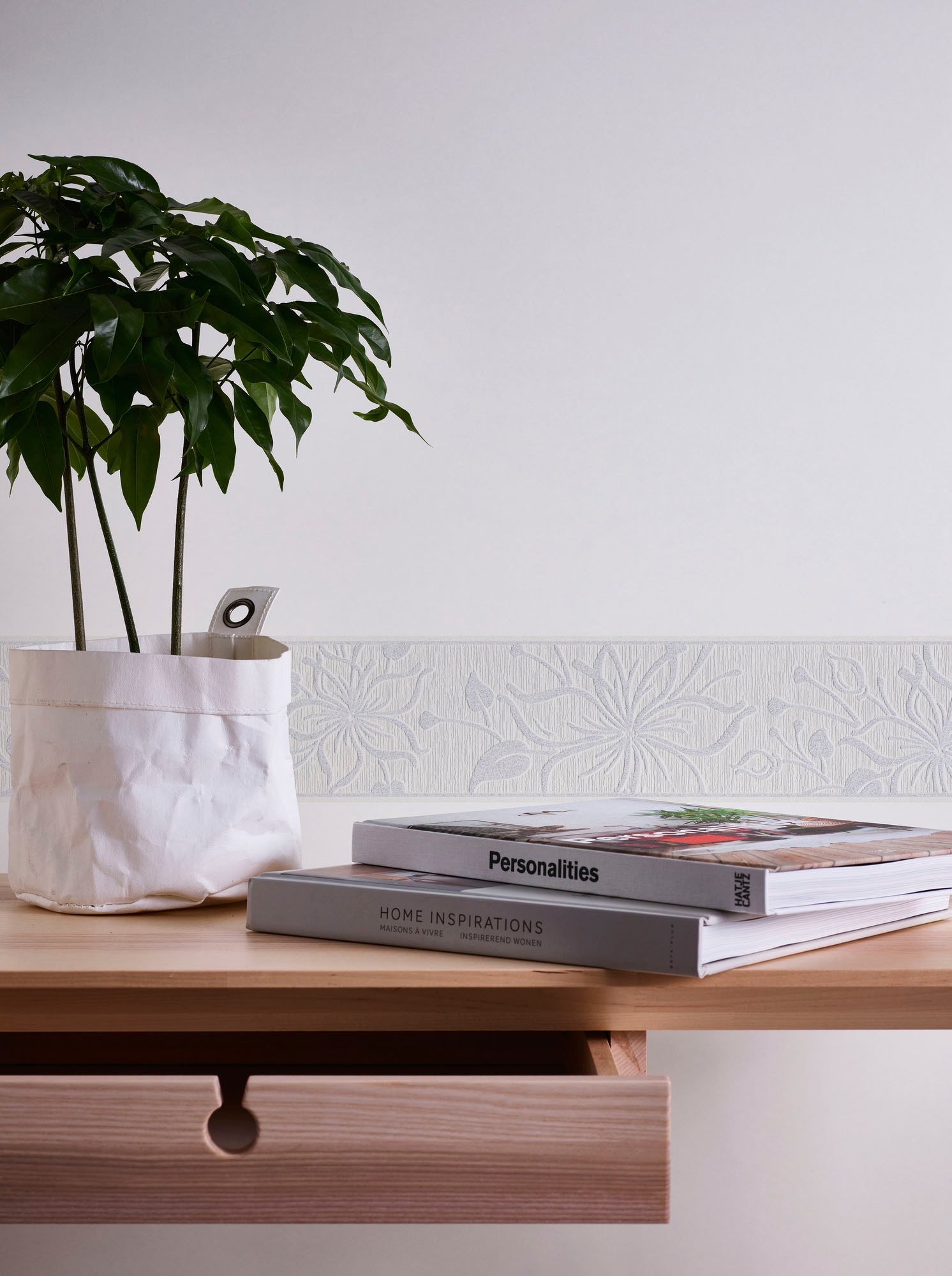 A.S. Création Bordüre »Only Borders 11«, geblümt-floral-natürlich, Tapete Bordüre Blumen Borte Wohnzimmer Schlafzimmer Küche Flur Design