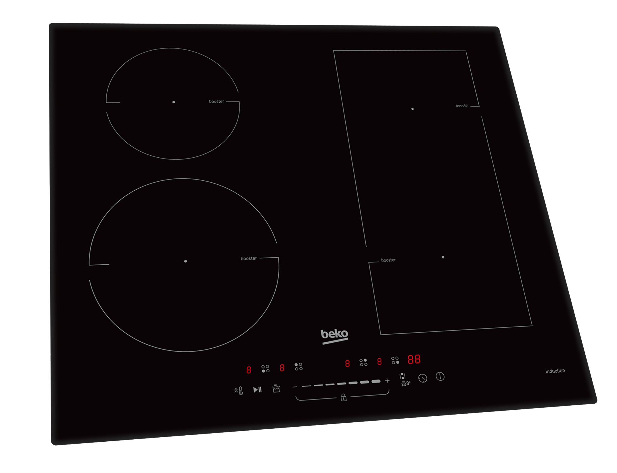BEKO Flex-Induktions-Kochfeld »HII 64500 FTO« Stop&Go – Pause drücken und später genau dort weitermachen