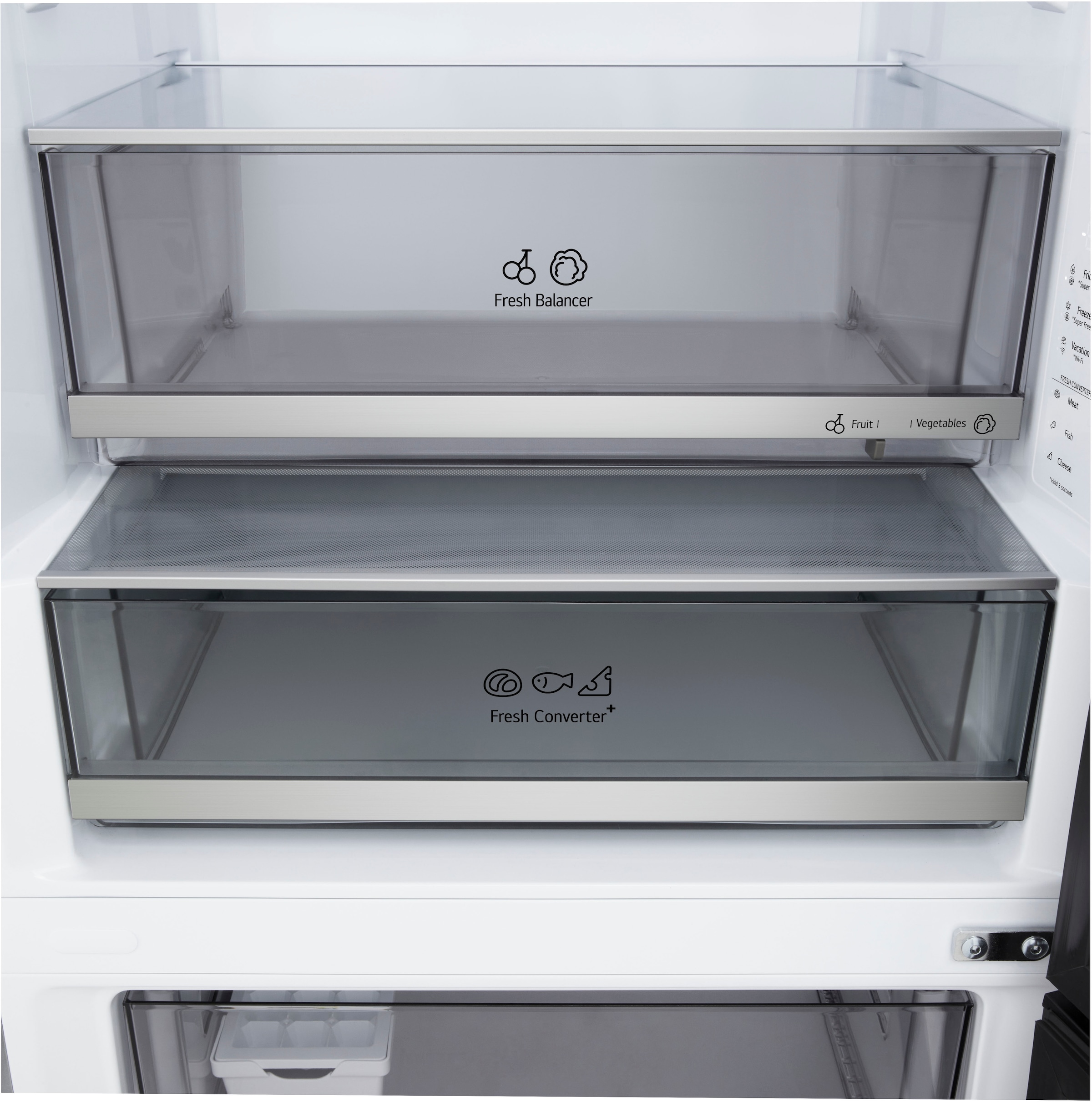 LG Kühl-/Gefrierkombination »GBBW322CPY« 203 cm hoch 69,7 cm breit Extra breit, extra viel Platz – die 70 cm Kühl-Gefrierkombination