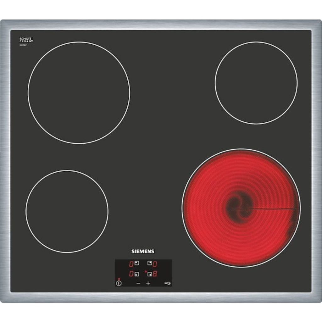 SIEMENS Elektro-Kochfeld von SCHOTT CERAN®, ET645HE17