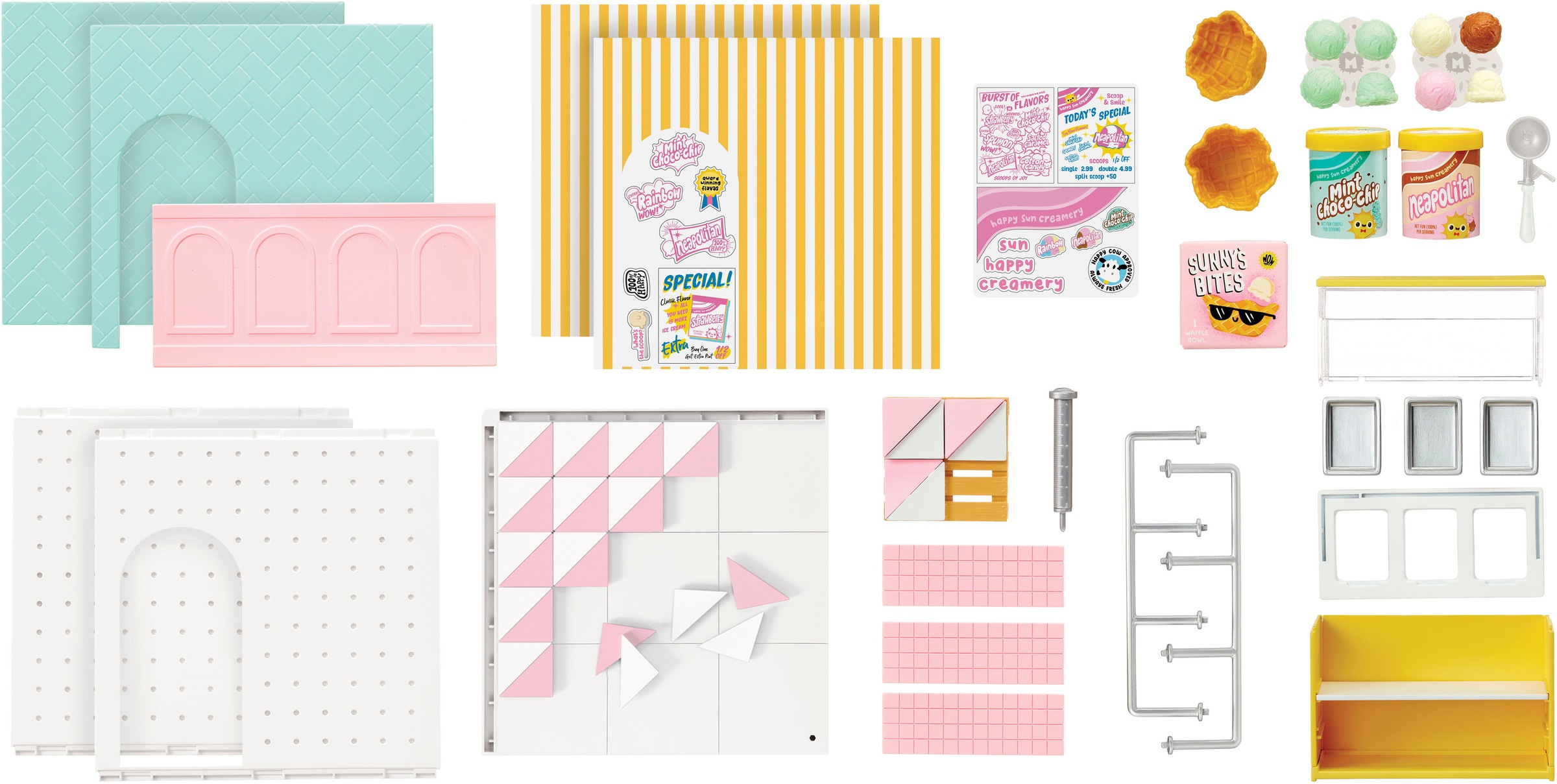 MGA ENTERTAINMENT Kreativset »MGA's Miniverse - Spaces Starter Pack- Ice Cream«