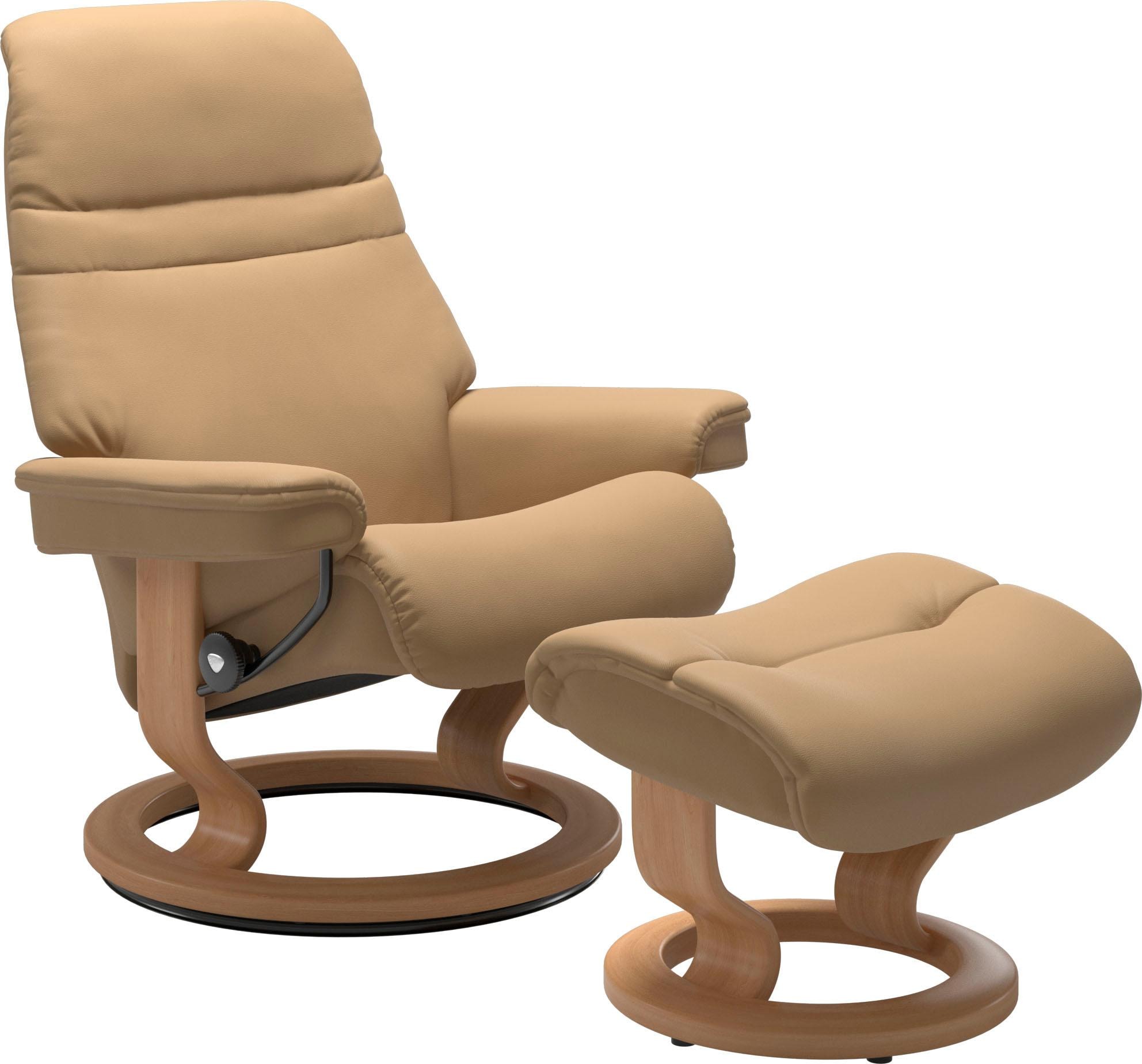 Stressless® Relaxsessel »Sunrise« Set, Relaxsessel mit Hocker, mit Classic günstig online kaufen