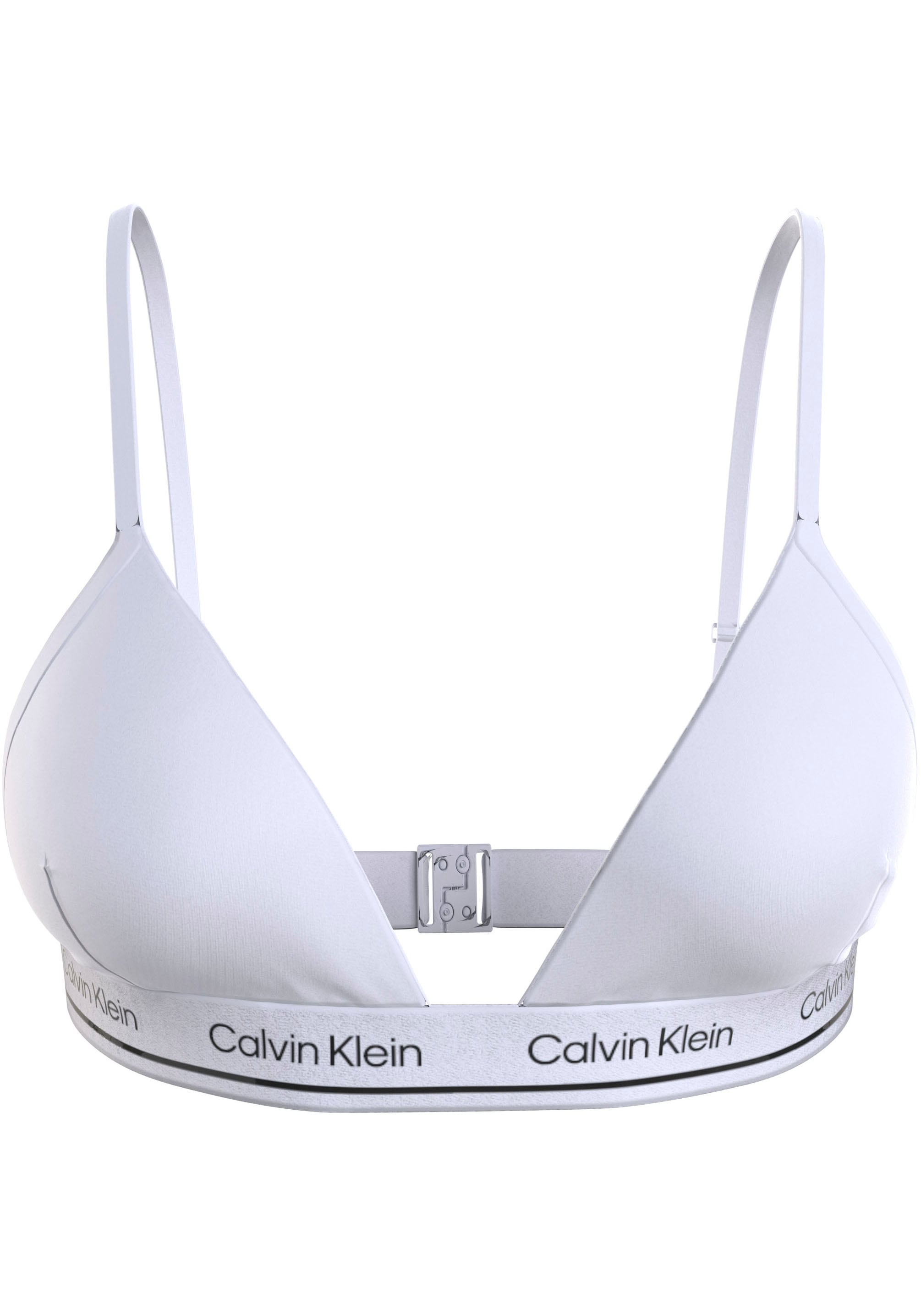 Calvin Klein Swimwear Triangel-Bikini-Top »TRIANGLE-RP«, mit Logoschriftzügen auf dem Unterband