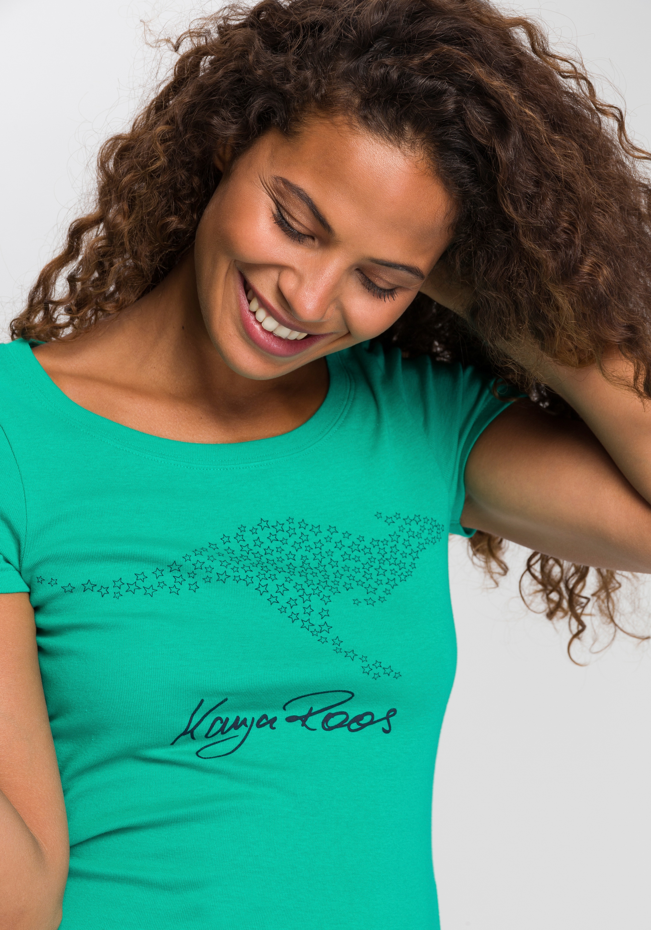 großem Online-Shop Label-Druck T-Shirt, bestellen mit KangaROOS im