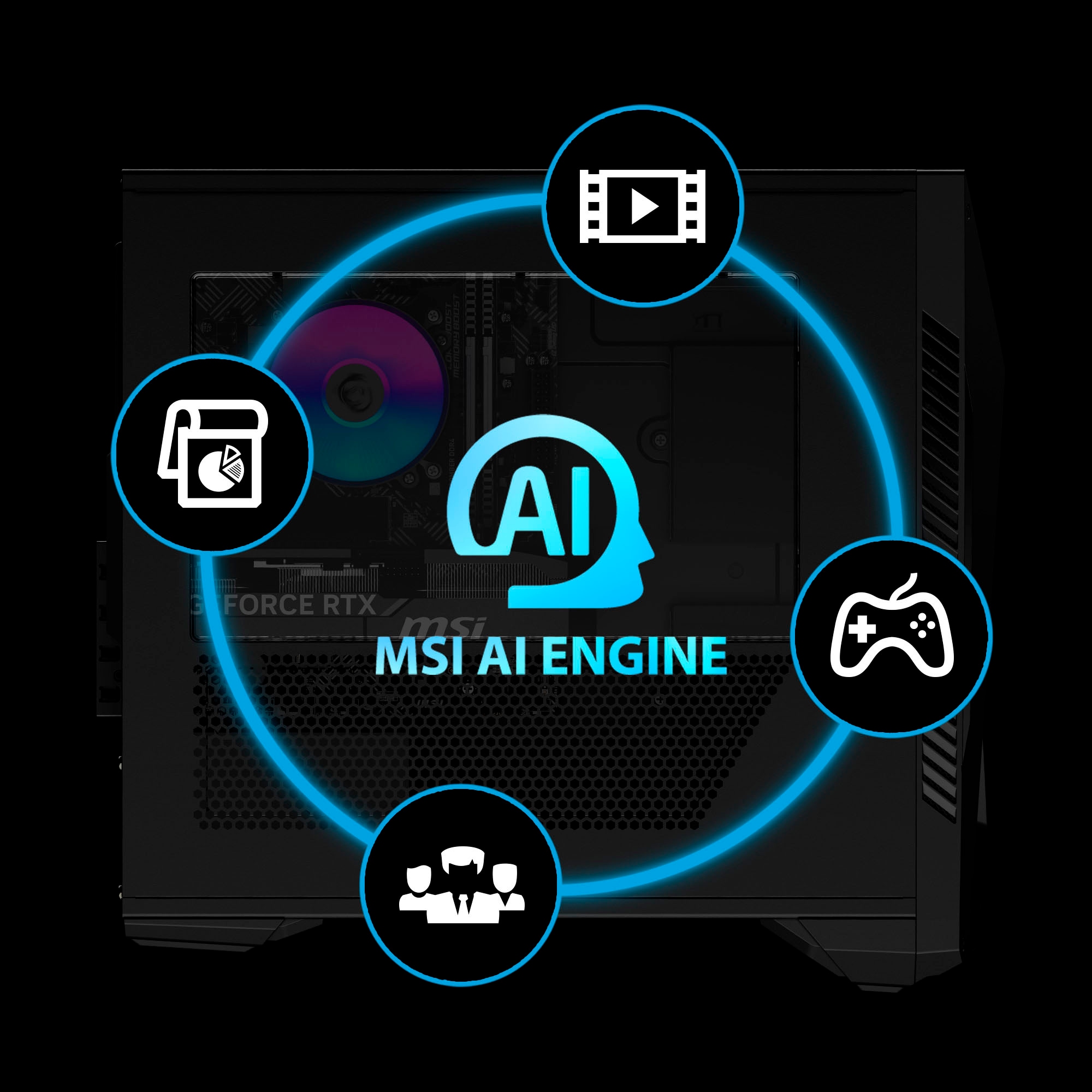 MSI Gaming-PC »MAG Infinite S3 14NVN5-3036DE RTX 5060 Ti 16G«