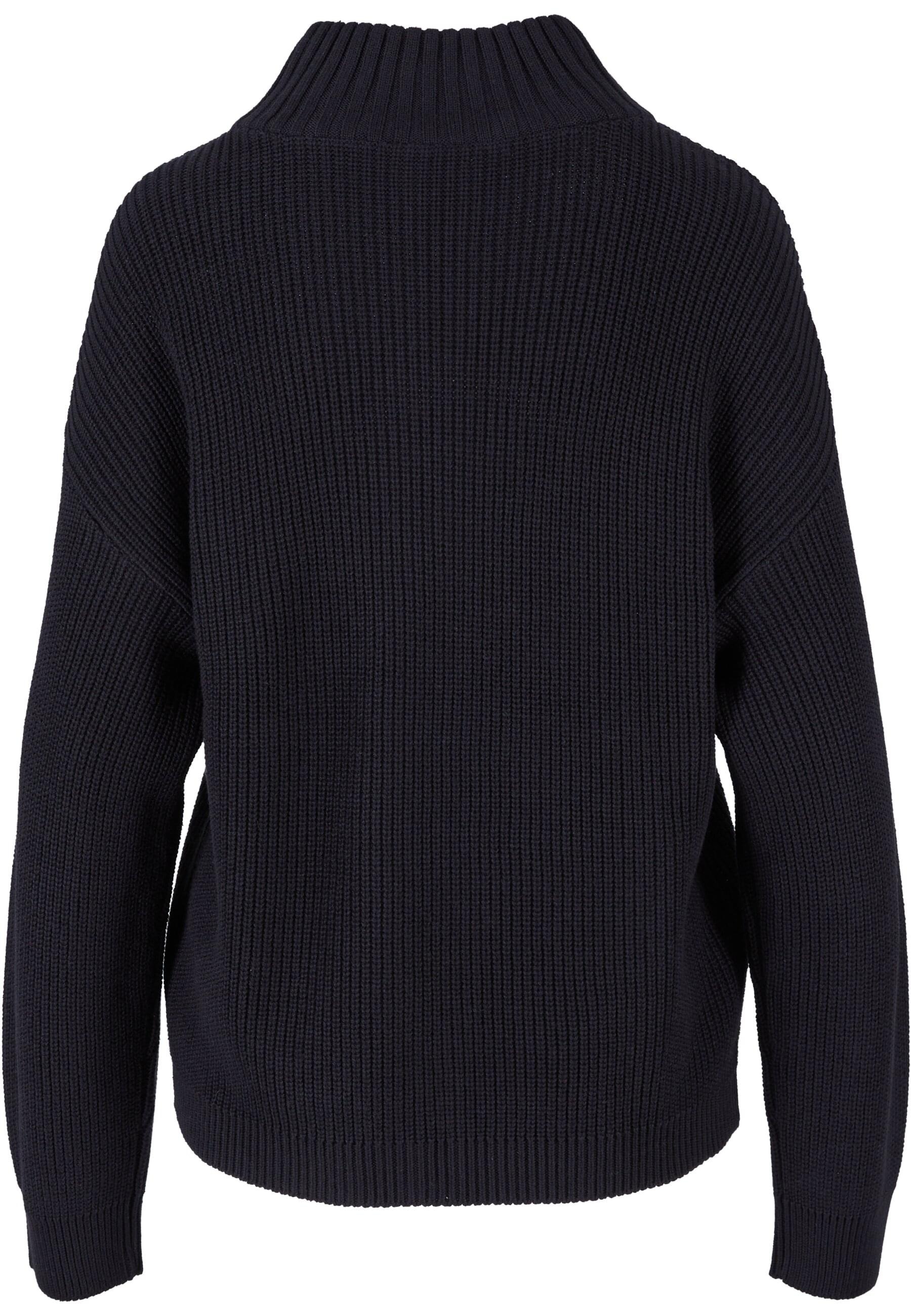 URBAN CLASSICS Strickjacke »Urban Classics Damen Ladies Knitted Zip Cardigan« 1 Stk.