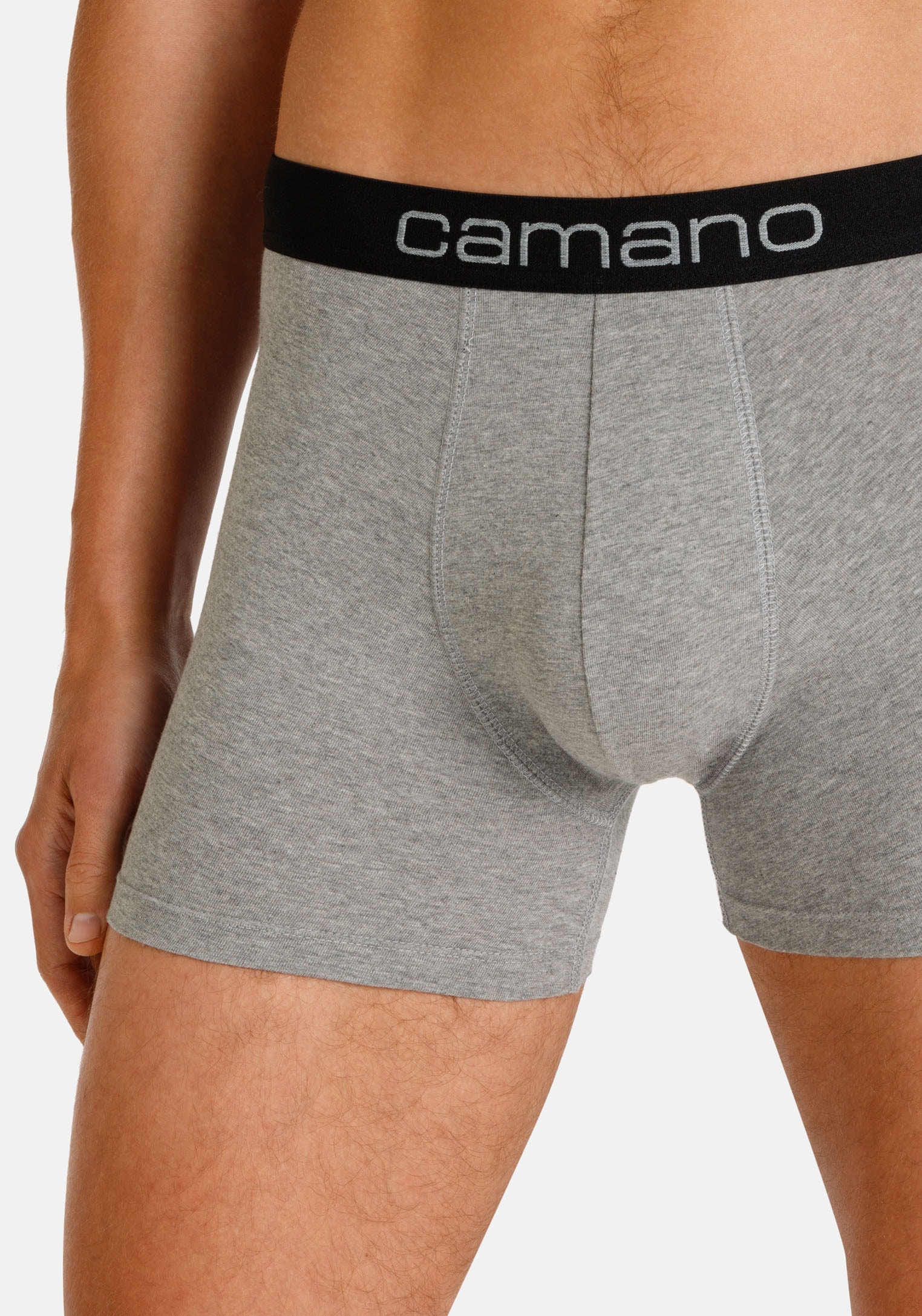 Camano Boxershorts »comfort«, (2er Pack), mit elastischem Logobund