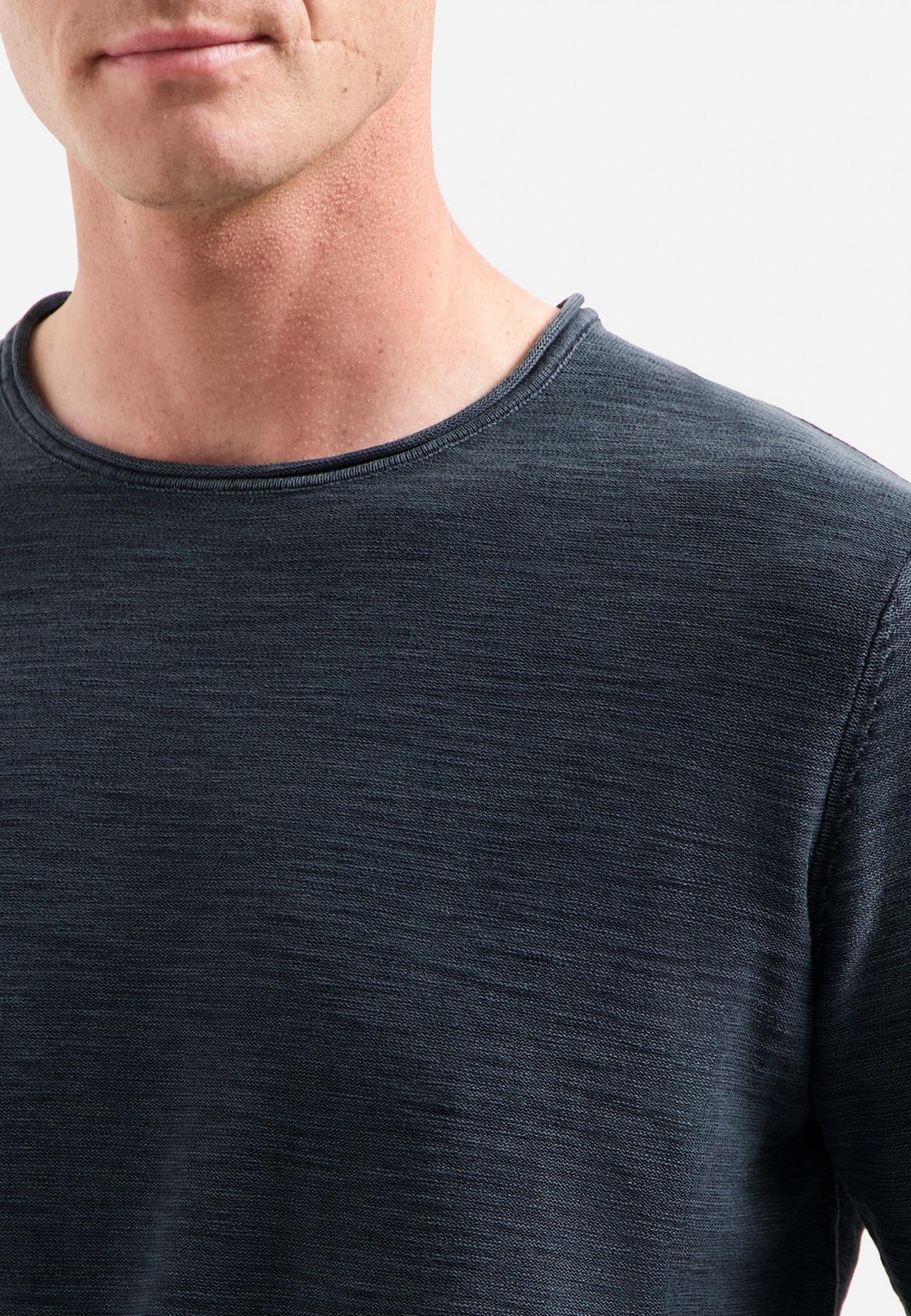 NO EXCESS Rundhalspullover »No Excess Rundhalspullover von Timeless Basics«