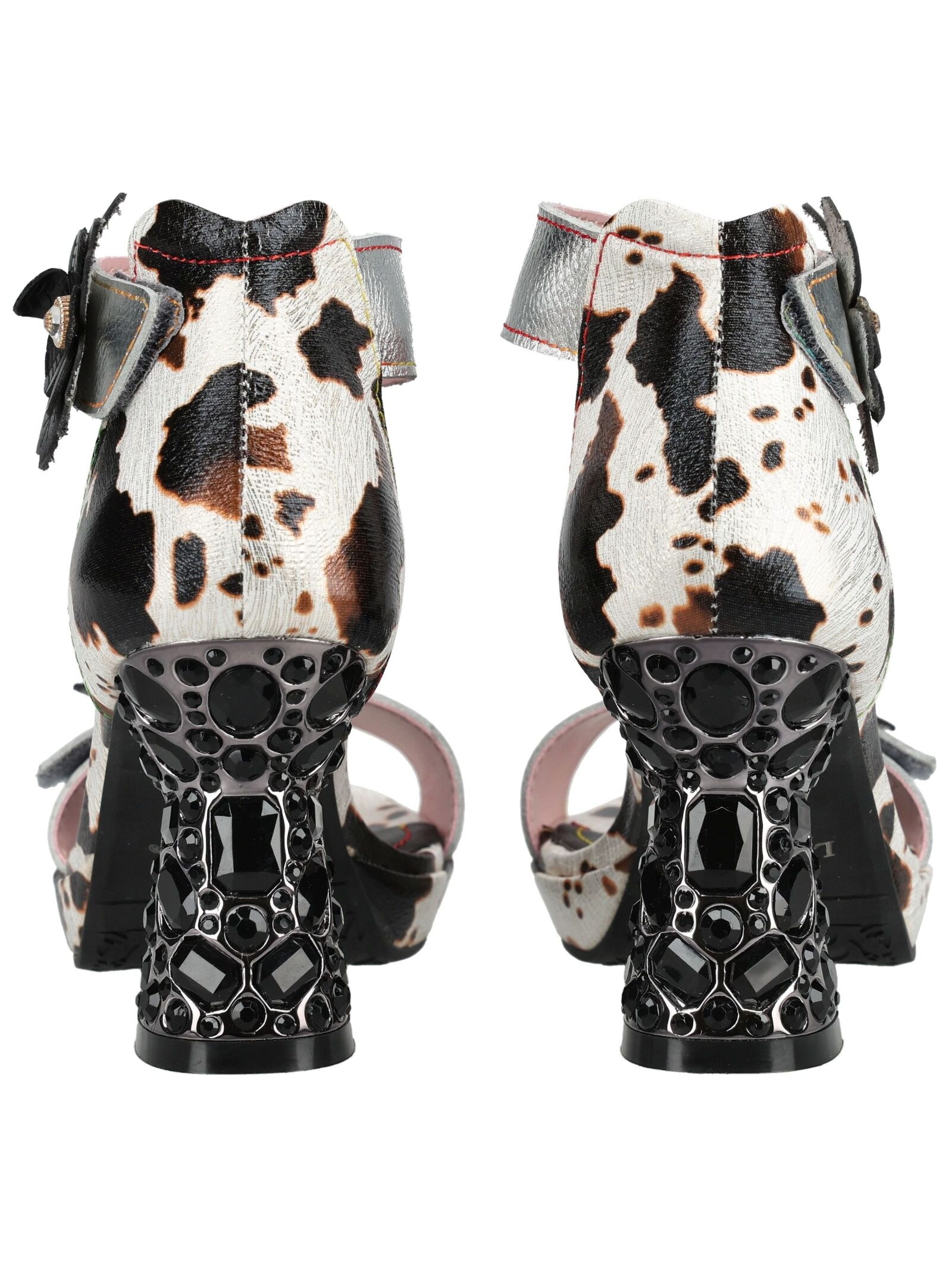 LAURA VITA High-Heel-Sandalette »LAURA VITA Sandalen Leder/Textil«