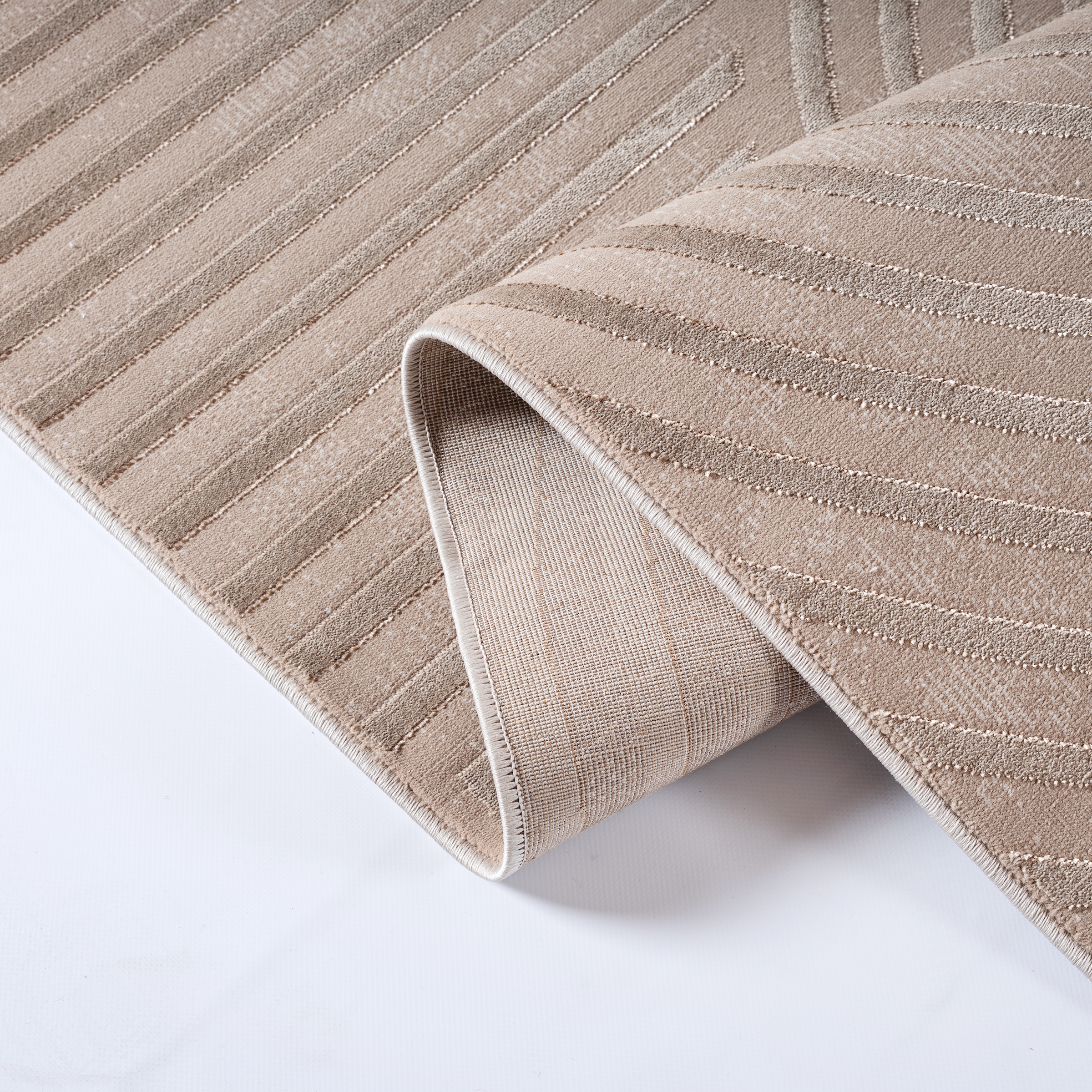 the carpet Teppich »Knight« rechteckig 12 mm Höhe moderner Wohnzimmer Teppich elegant glänzender Flor