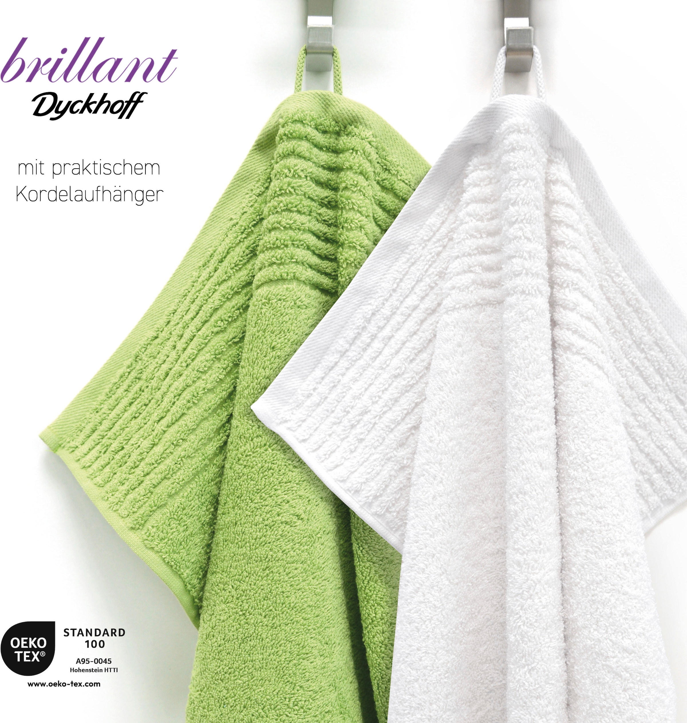 Dyckhoff Handtuch Set »Brillant«, (Set, 6 St., 4 Handtücher (50x100 cm)-2 B günstig online kaufen