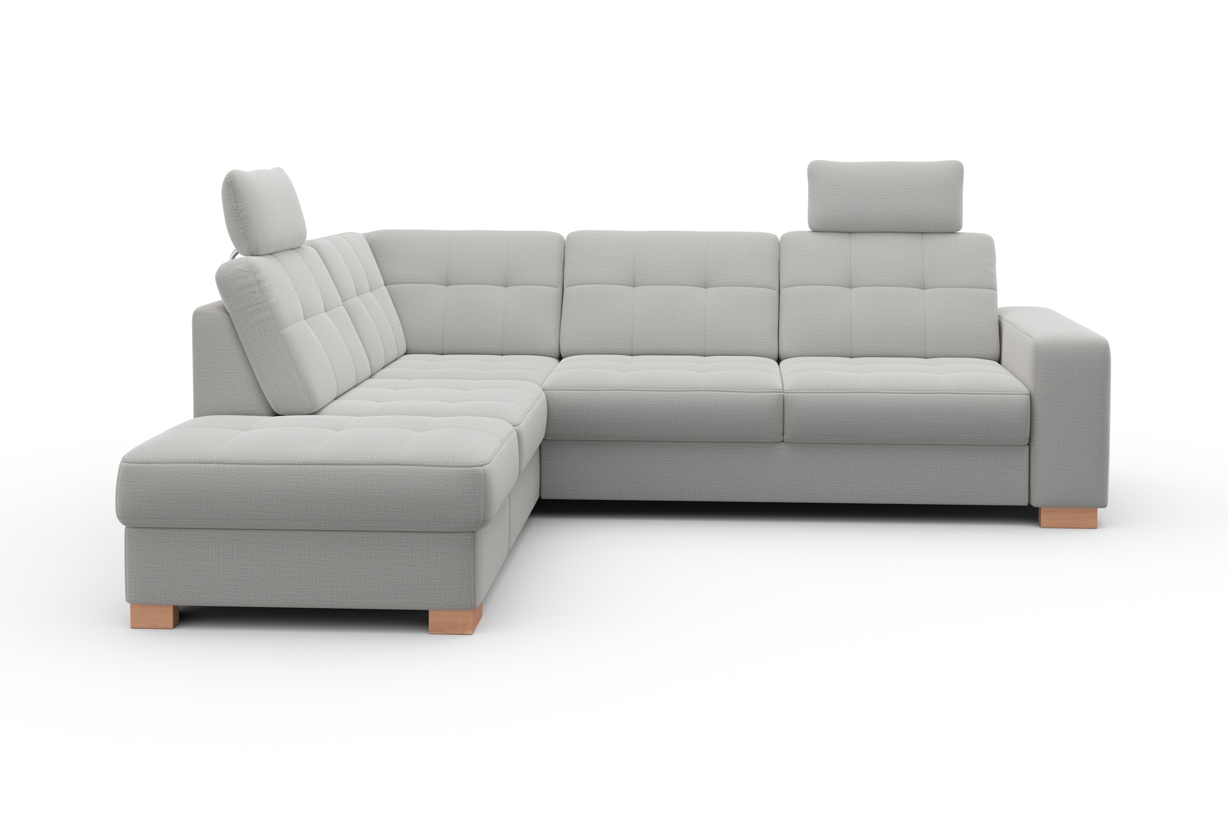 sit&more Ecksofa »Quincy L-Form«, wahlweise mit Bettfunktion und Bettkasten