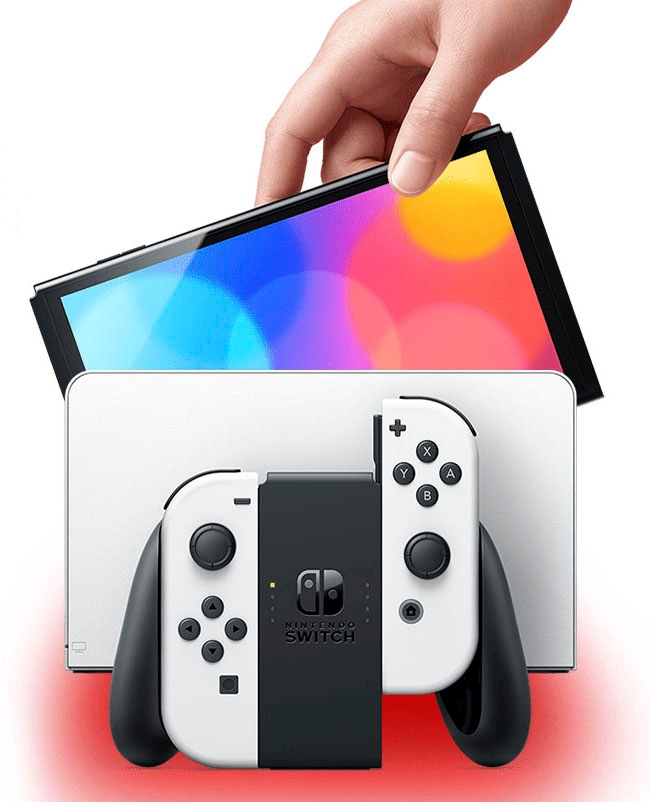 Switch Strahlender kaufen inkl. online Nintendo Diamant Spielekonsole, Pokémon OLED-Modell