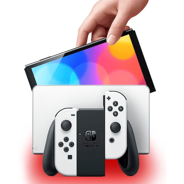 Nintendo Switch Spielekonsole, OLED-Modell inkl. Pokémon Strahlender  Diamant online kaufen
