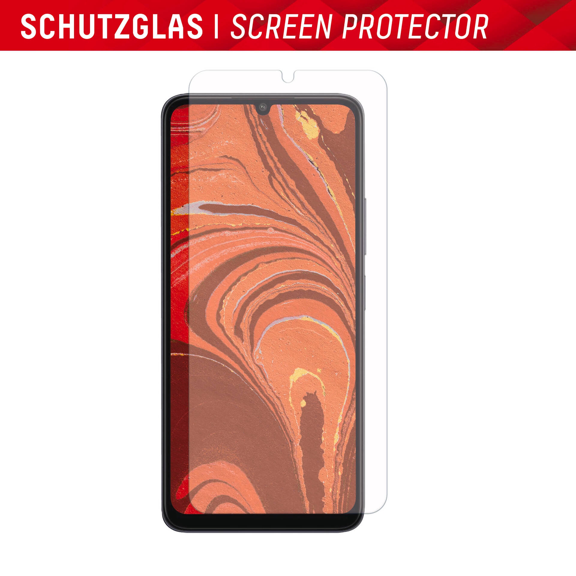 3. Bild von Displex Displayschutzglas »Smart Glass«, für Xiaomi Redmi 13C, Displayschutzfolie Displayschutz kratzer-resistent 9H unzerbrechlich