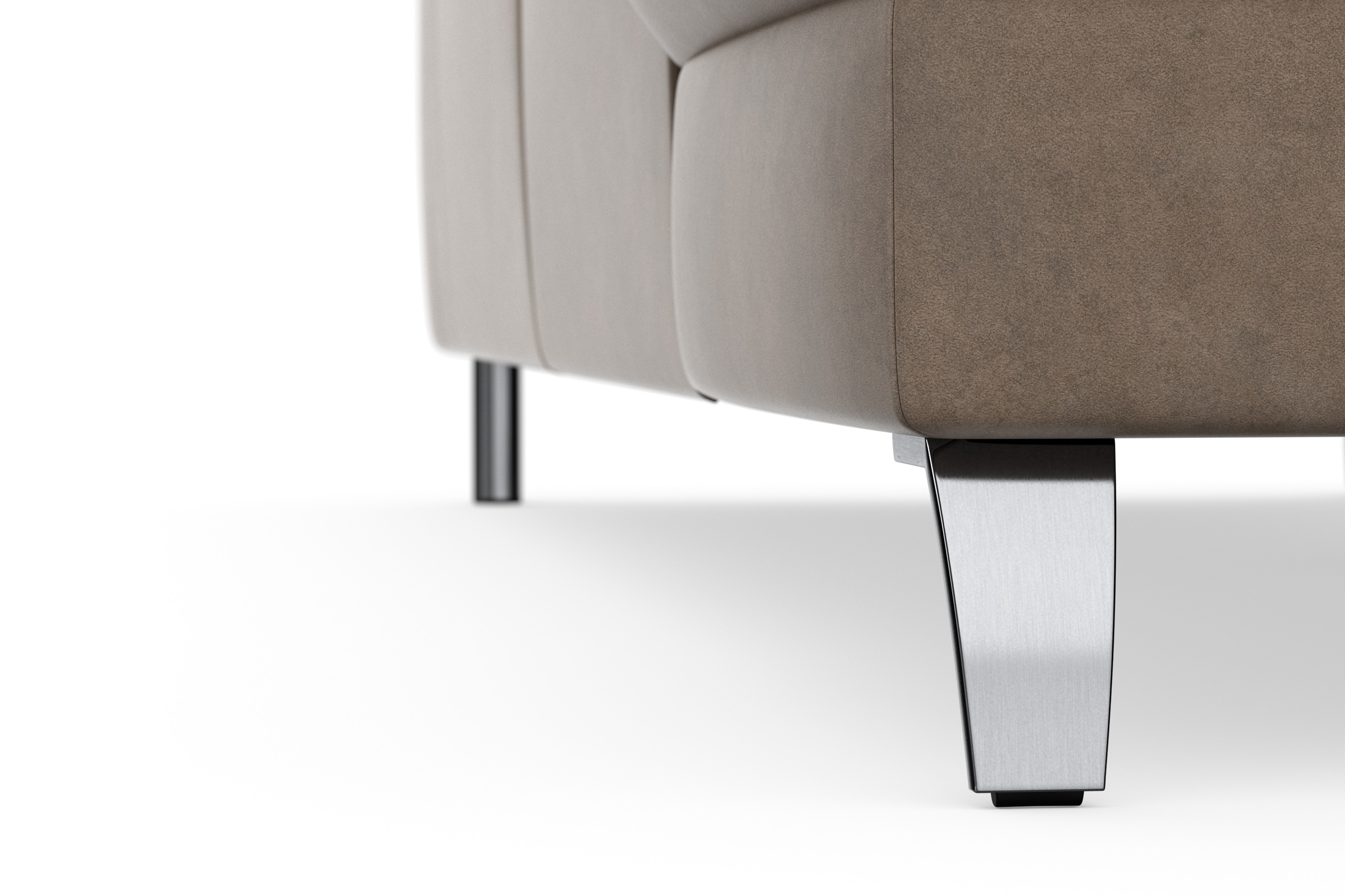 sit&more Ecksofa »Grenoble L-Form mit Federkern«, wahlweise mit Bettfunktion, Bettkasten, Arm- und Kopfteilverstellung