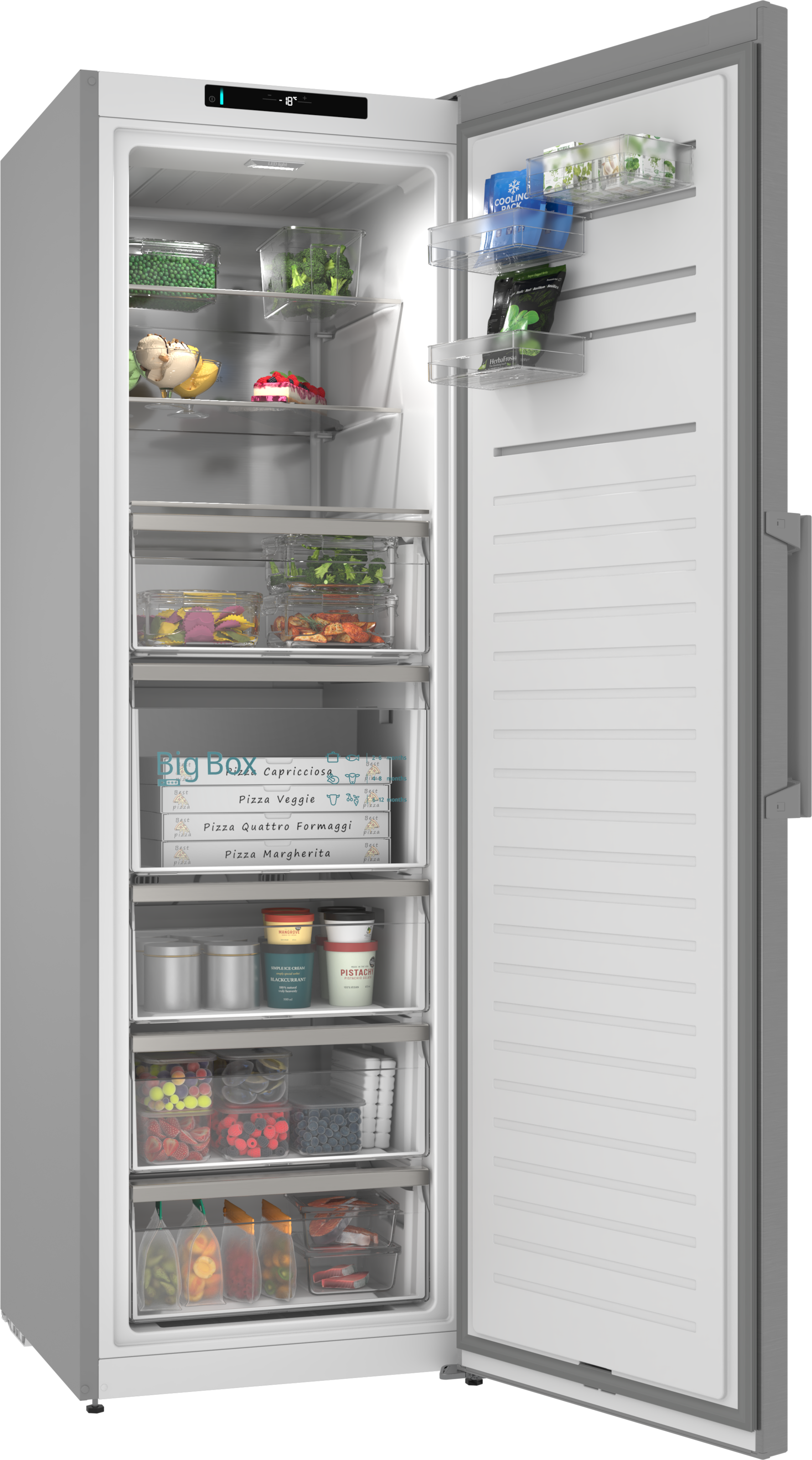 SIEMENS Gefrierschrank iQ300 »GS36NVICG« 186,2 cm hoch 59,5 cm breit