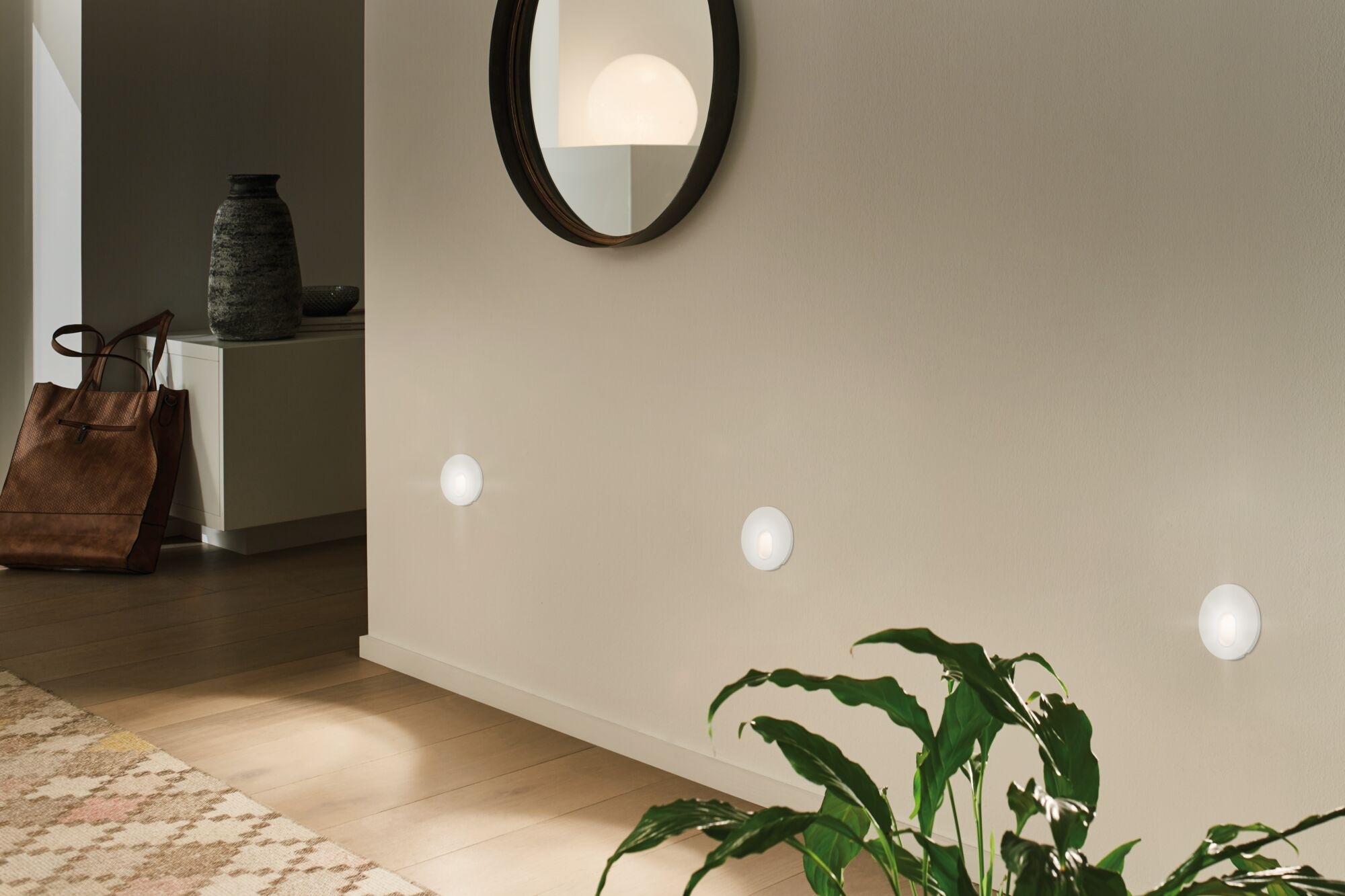 Paulmann LED Wandleuchte »Einbauleuchte rund Weiß 1,7W«, 1 flammig günstig online kaufen