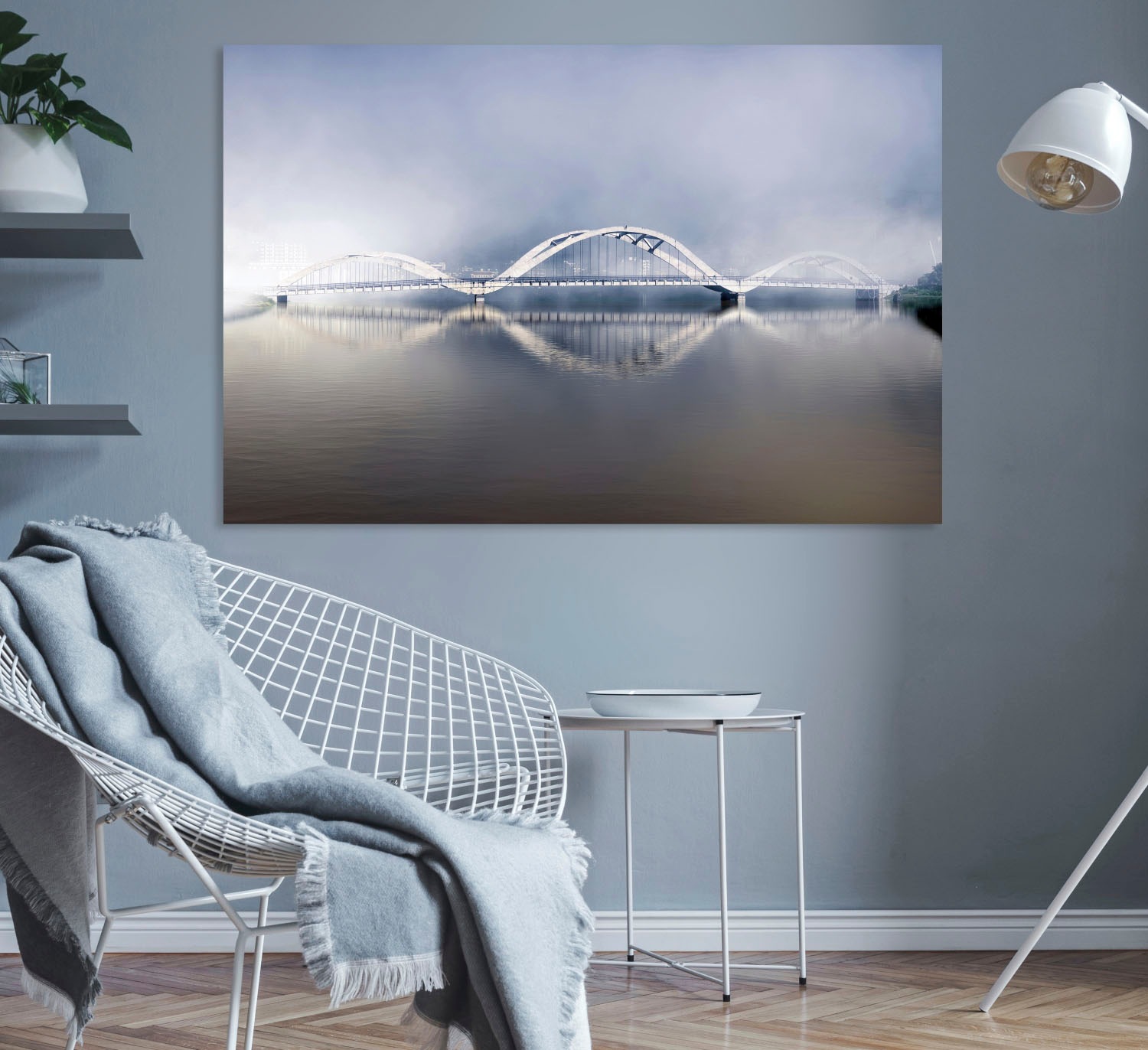 queence Acrylglasbild »Brücke«, Amerika-Bilder von Amerika-Brücken, Fine Ar günstig online kaufen