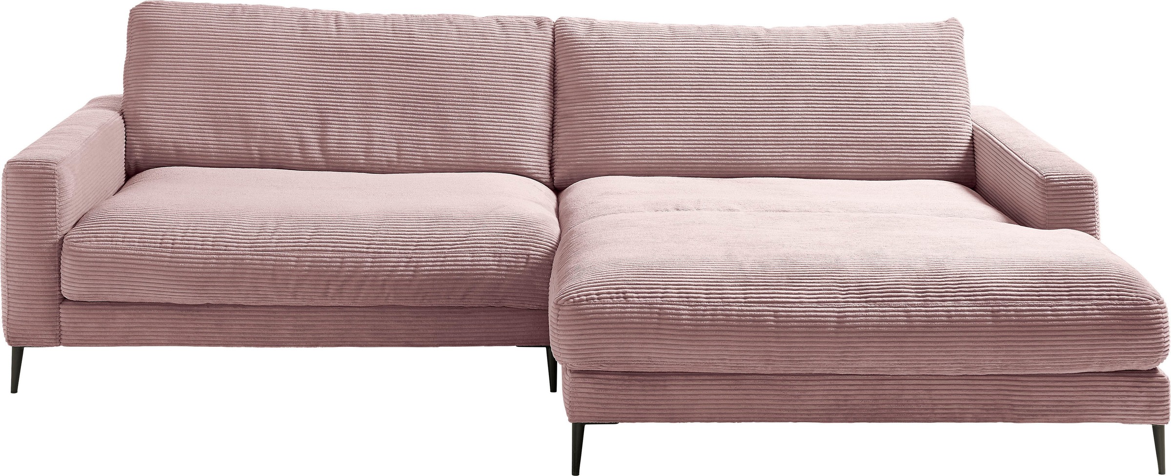 Home affaire Ecksofa »Downtown, B/T/H: 272/190/84 cm L-Form« weicher Sitzko günstig online kaufen