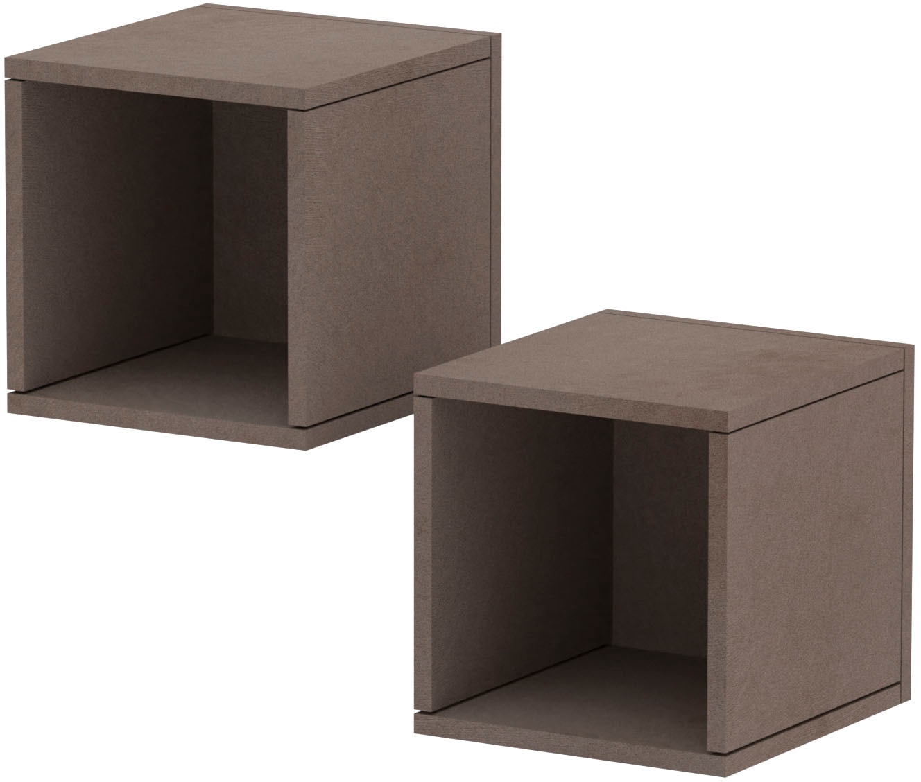 INOSIGN Wandregal »Wandregal Infinity«, (Set, 2 St., 2 kleine Würfelregale) günstig online kaufen