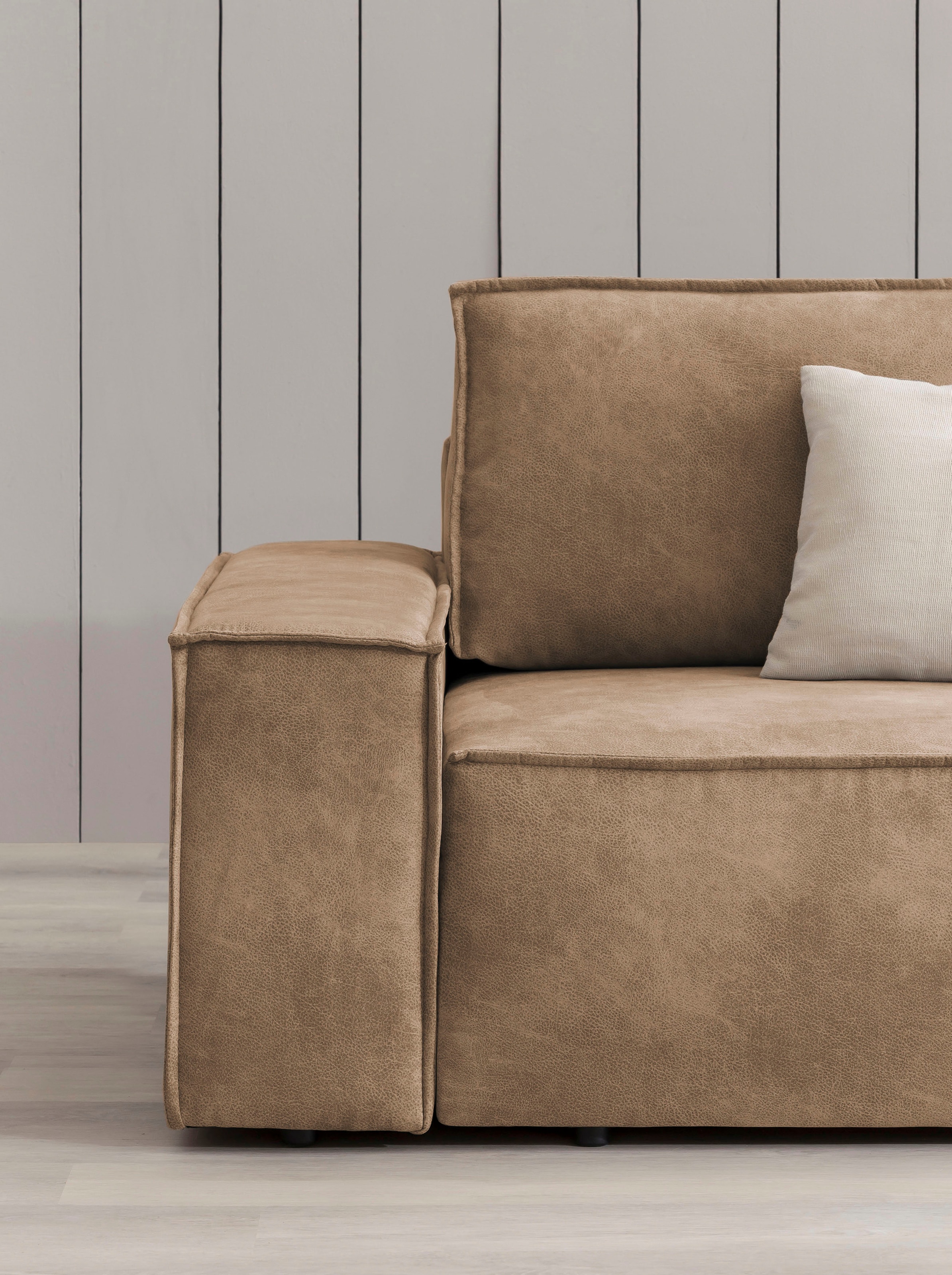 Home affaire Sessel »SHERWOOD«, Loveseat und Hocker im Set, passend zur Polster-Serie SHERWOOD