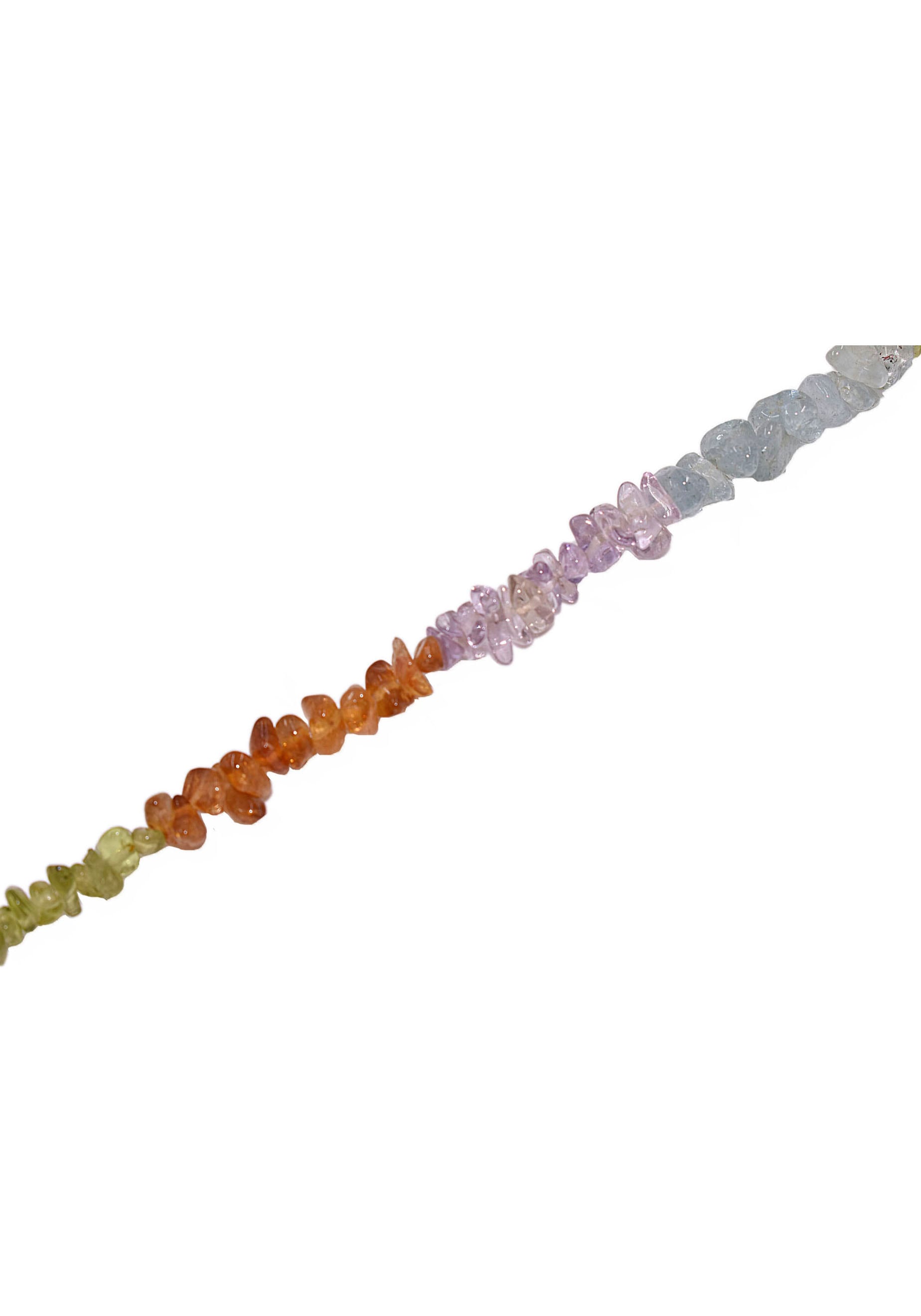 Firetti Collier »Schmuck Geschenk Halsschmuck Halskette Edelstein Farbstein Peridot«, Made in Germany - mit Amethyst, Aquamarin, Citrin, Peridot