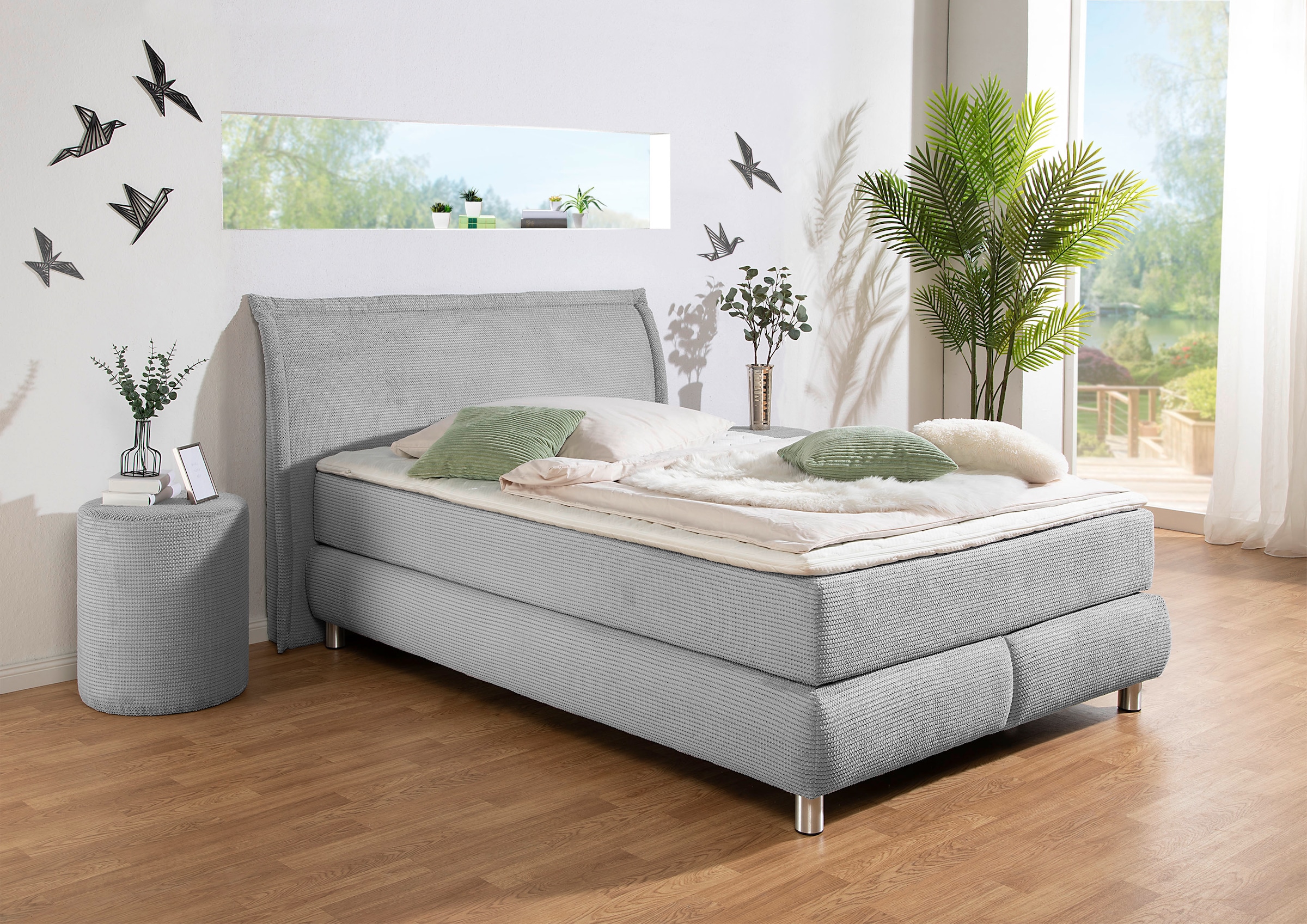 Home affaire Boxspringbett »"Coloma" erhältlich in H2, H3 oder H4 inkl. Top günstig online kaufen