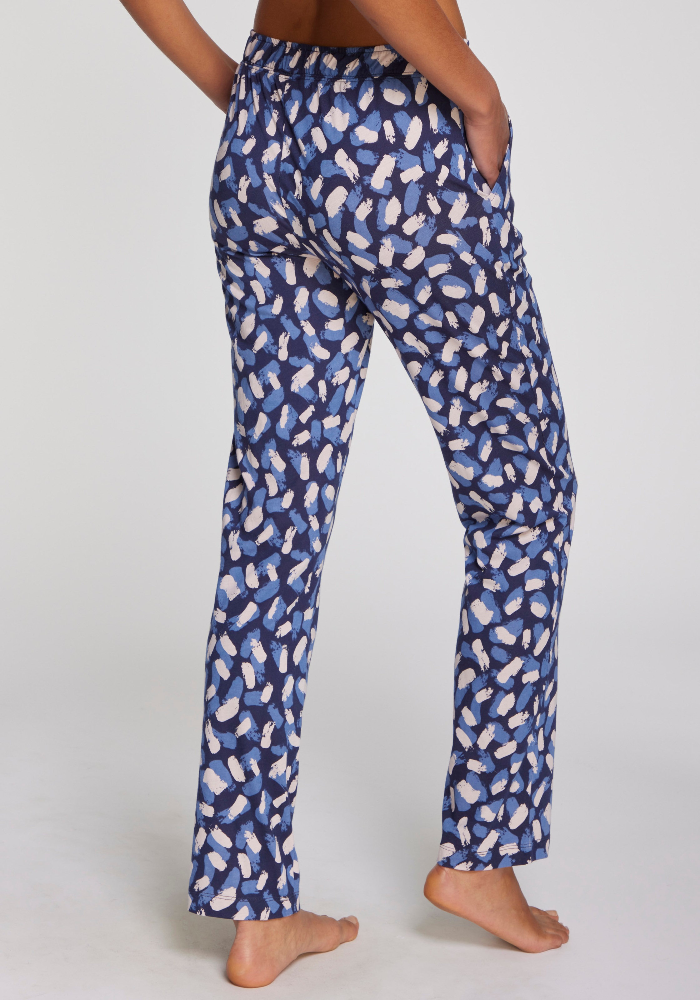s.Oliver Pyjamahose  mit schönem Alloverdruck