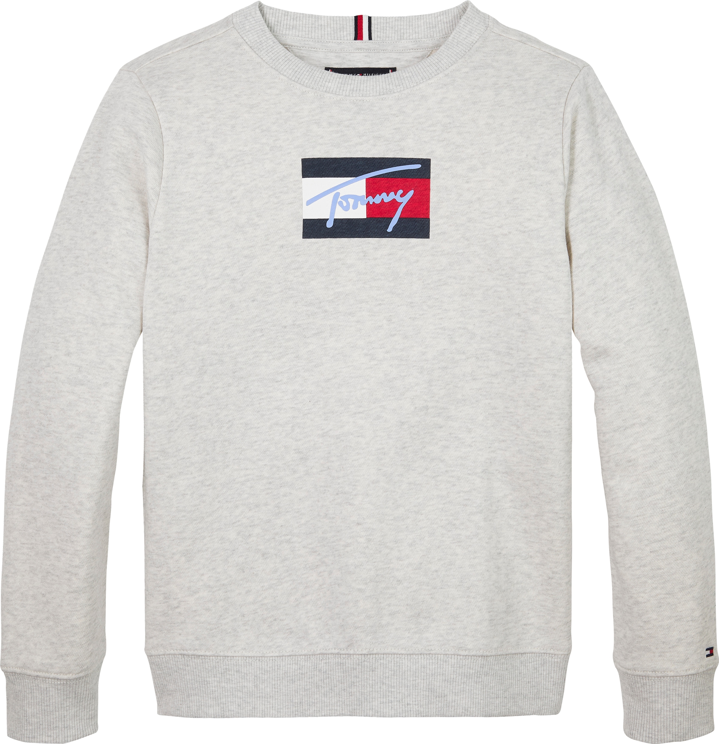 Tommy Hilfiger Sweatshirt »TOMMY SCRIPT FLAG SWEATSHIRT«, für Kinder bis 16 Jahre, Flag-Logo-Druck