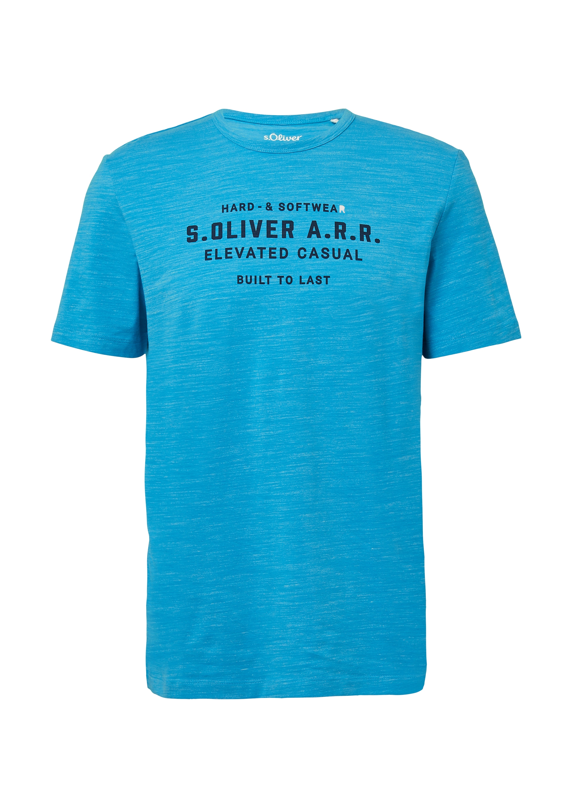 s.Oliver T-Shirt, melierte Optik