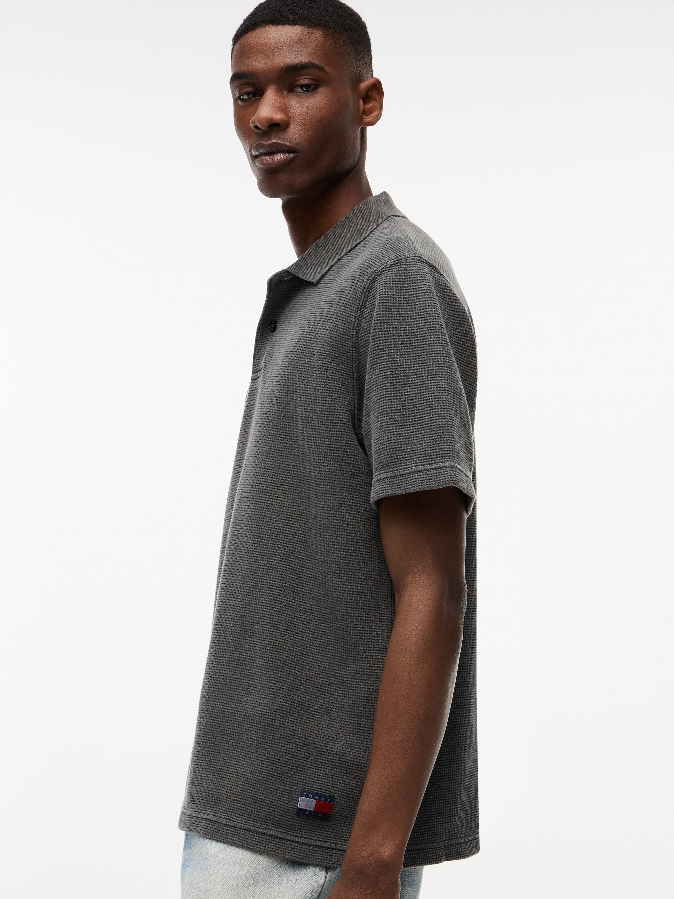 Tommy Jeans Poloshirt »TJM REGULAR WASHED WAFFLE«