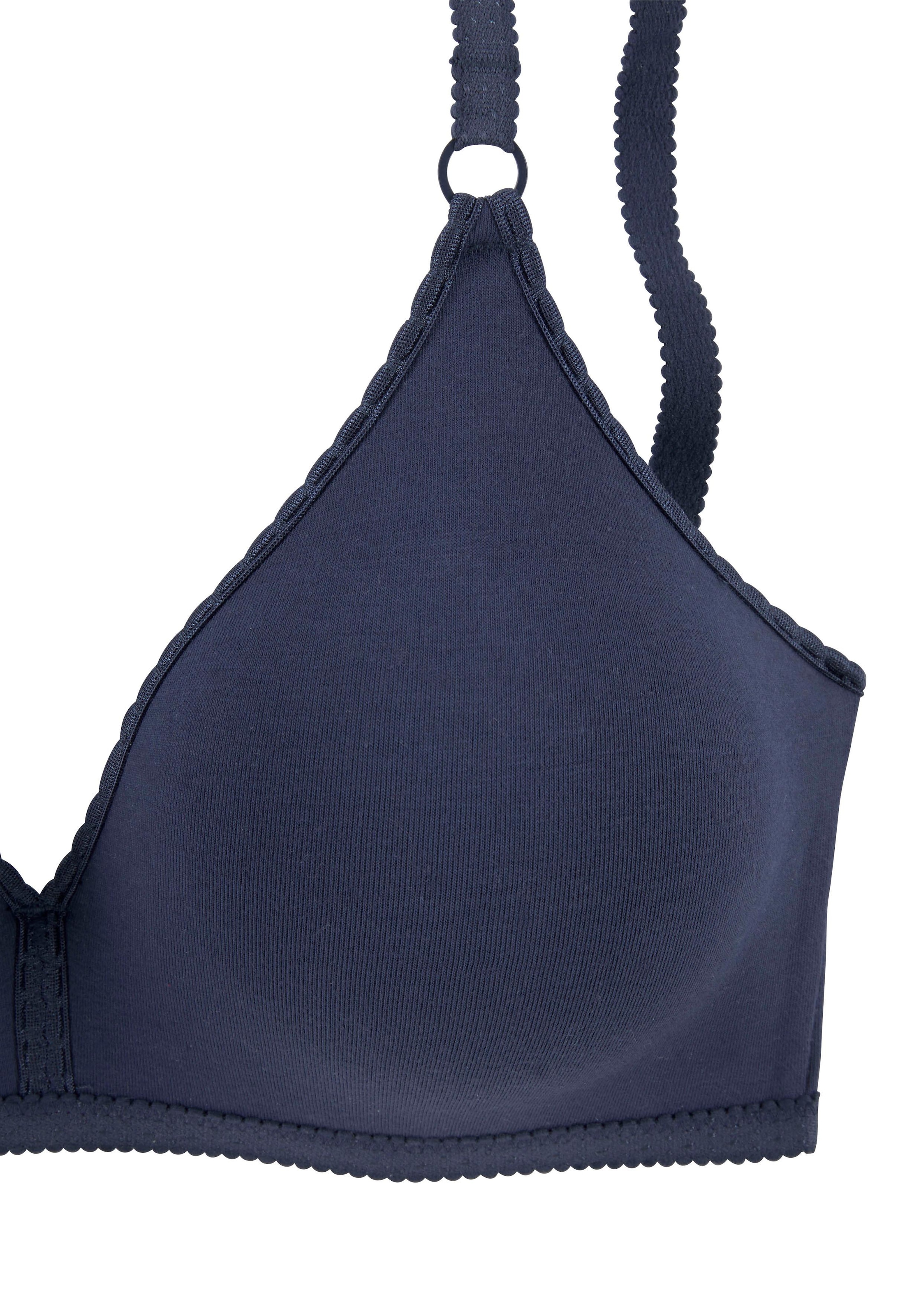 petite fleur Bralette-BH, ohne Bügel aus angenehm weicher Baumwollqualität, Basic