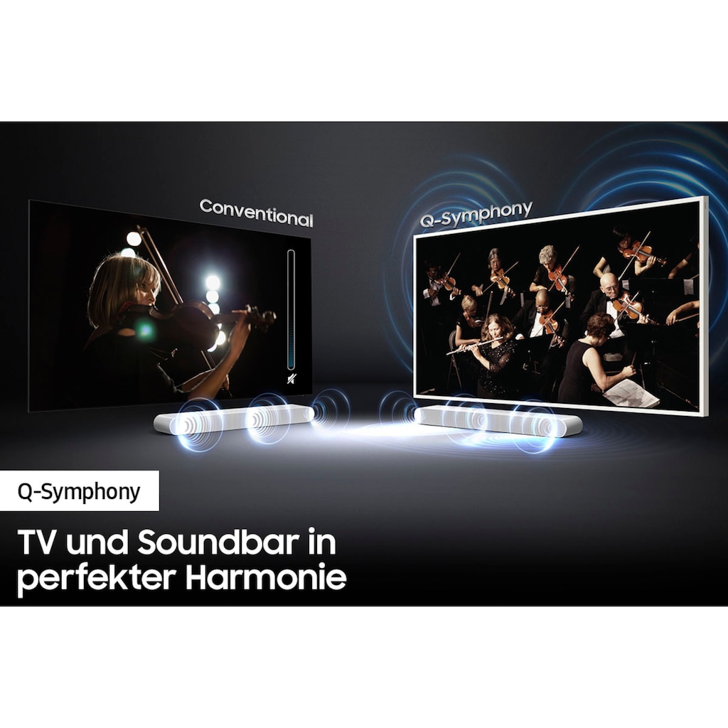 Samsung Soundbar »HW-S66B / HW-S67B«, 5.0-Kanal (mit 7 integrierten Lautsprechern)-Dolby Atmos 5.0- und DTS Virtual:X-Unterstützung-Ausgangsleistung (RMS): 200 W