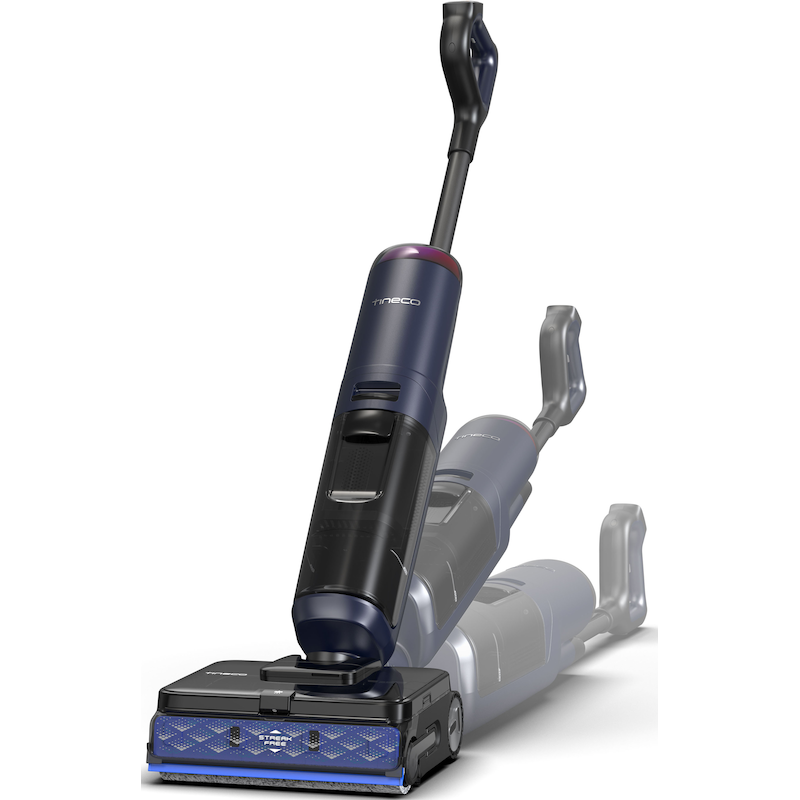 TINECO Nass-Trocken-Sauger »FLOOR ONE S7 Max Pro« Hochdruck-Wasserstrahl, intuitiver Selbstantrieb, Trocknung bei 85 °C Dunkelblau