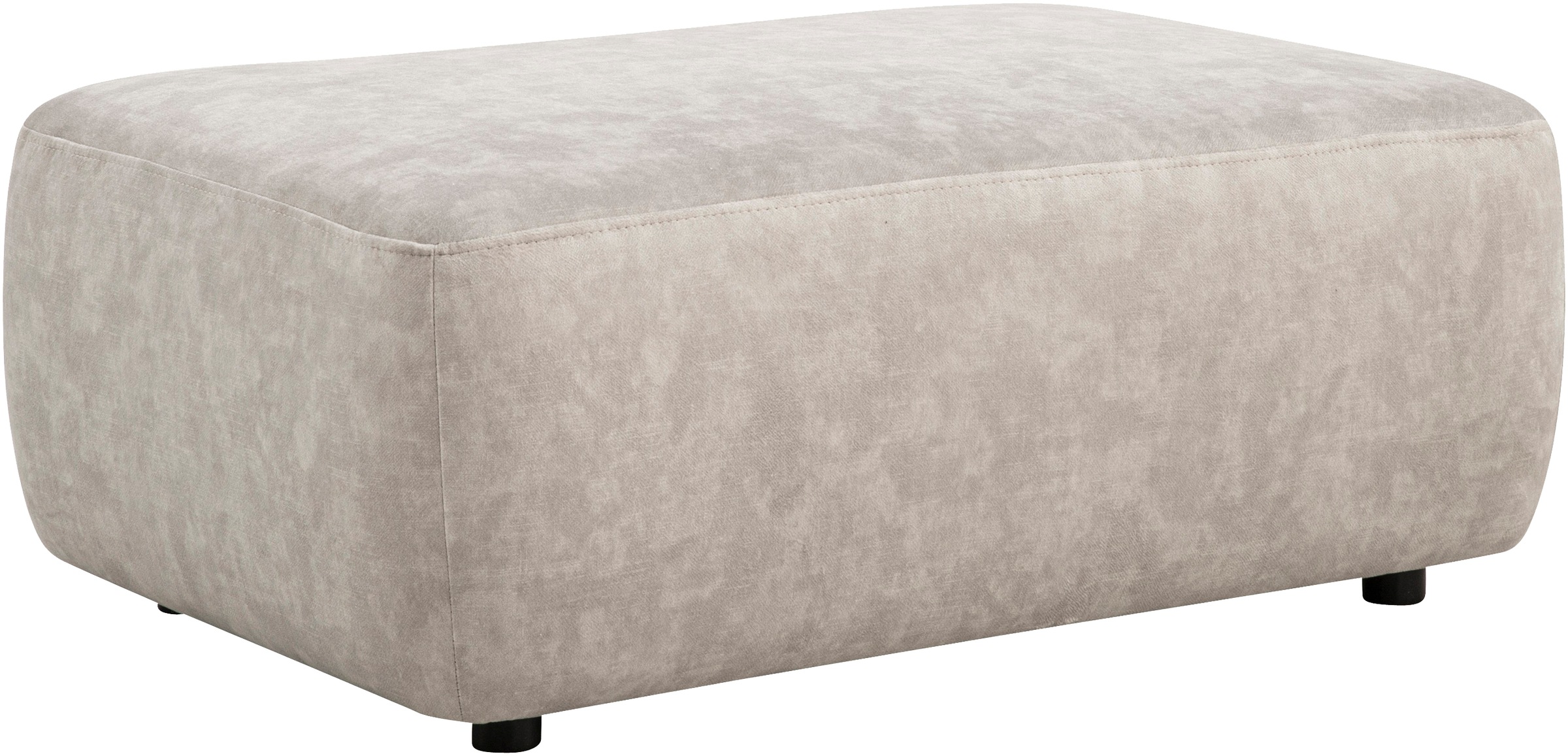 INOSIGN Polsterhocker »Torge, Hocker in Cord, Samtvelours oder Struktur«, p günstig online kaufen