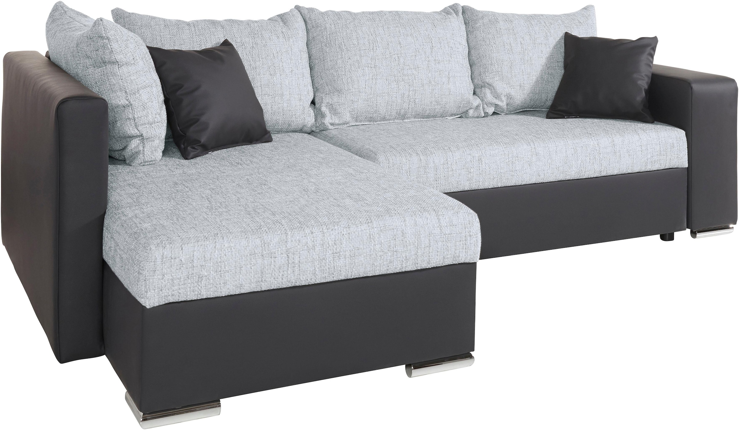 COLLECTION AB Ecksofa John, mit Bettfunktion, mit Rücken- und Zierkissen