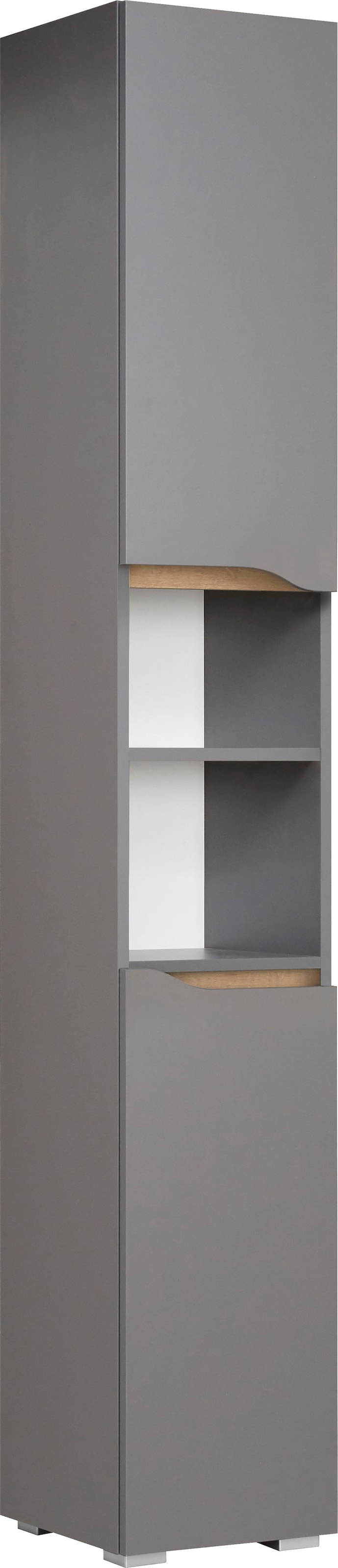 Saphir Hochschrank "Quickset Badschrank 30 cm breit, 2 Türen, 1 Nische, 2 E günstig online kaufen
