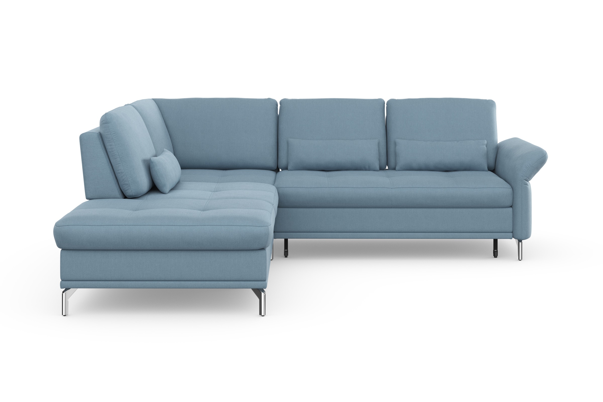 Home affaire Ecksofa »Palm Beach L-Form« Federkern, mit Sitztiefenverstellu günstig online kaufen