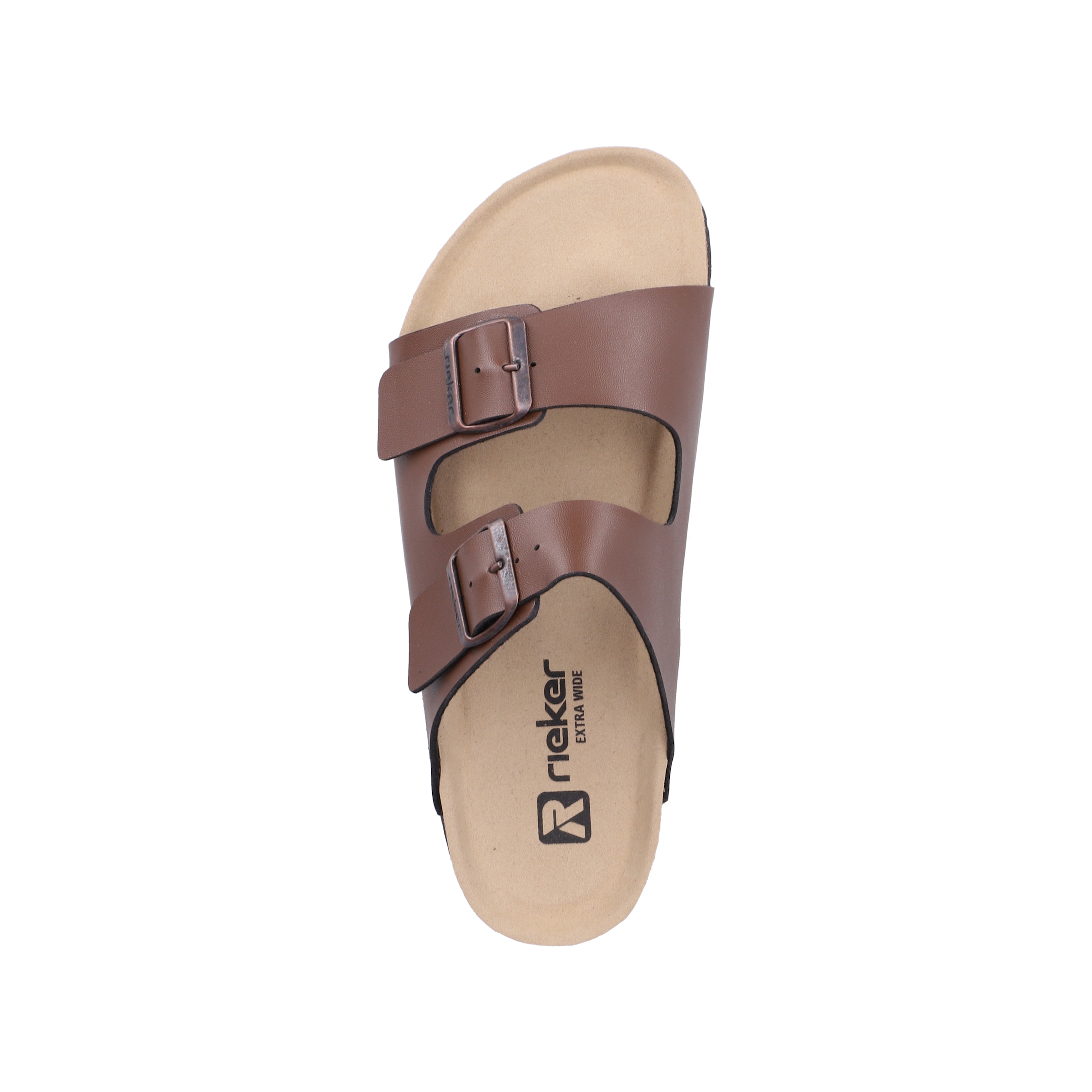 Rieker Pantolette  Sommerschuh, Schlappen, Hausschuh, mit zwei Schnallenverschlüssen
